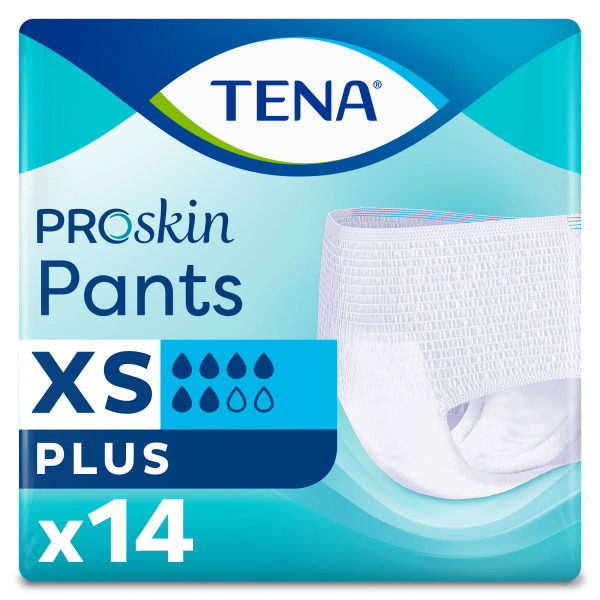 Tena Pants Plus, X-Small, 14 stk.