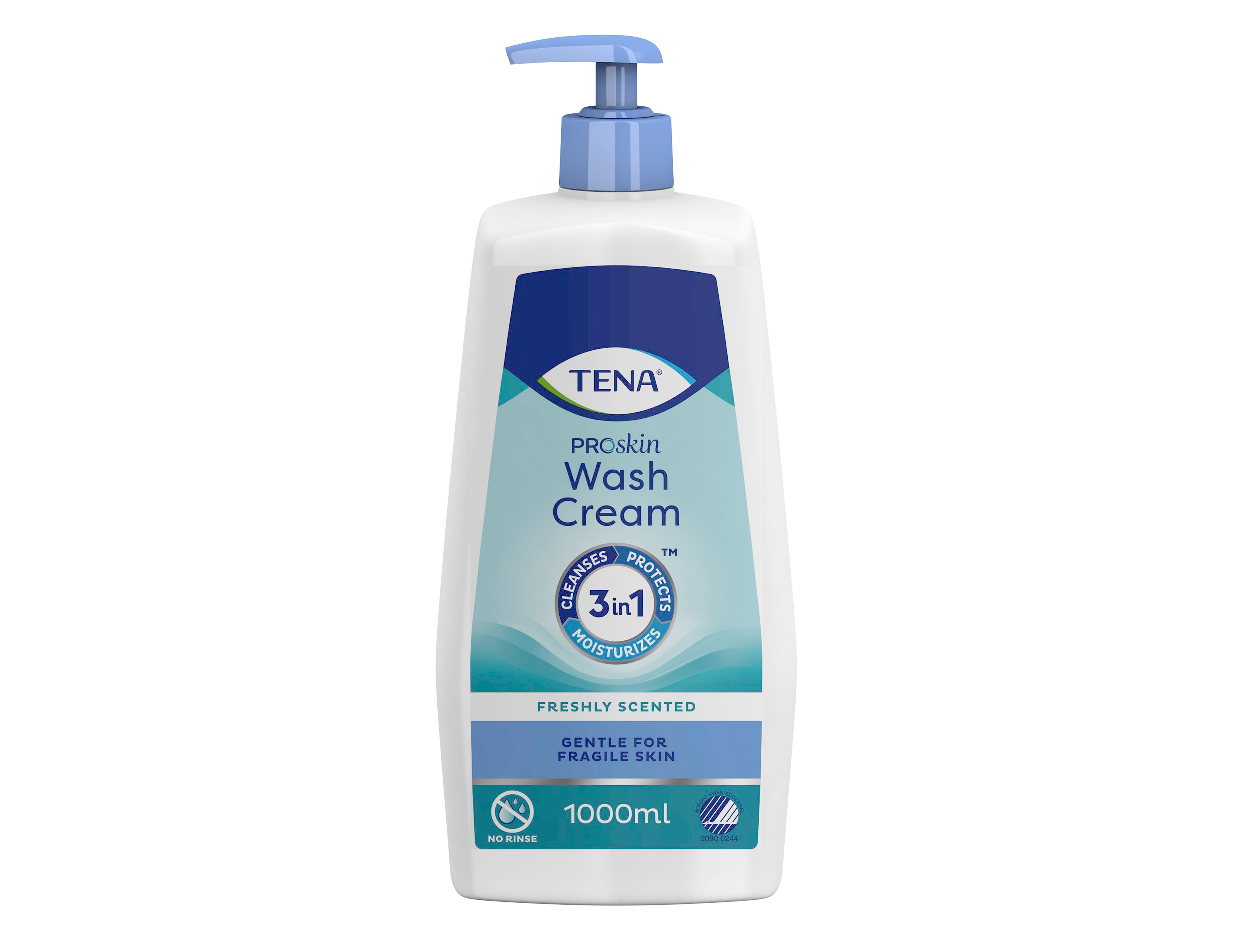 Tena Proskin Wash Cream m/parfyme, 1000 ml