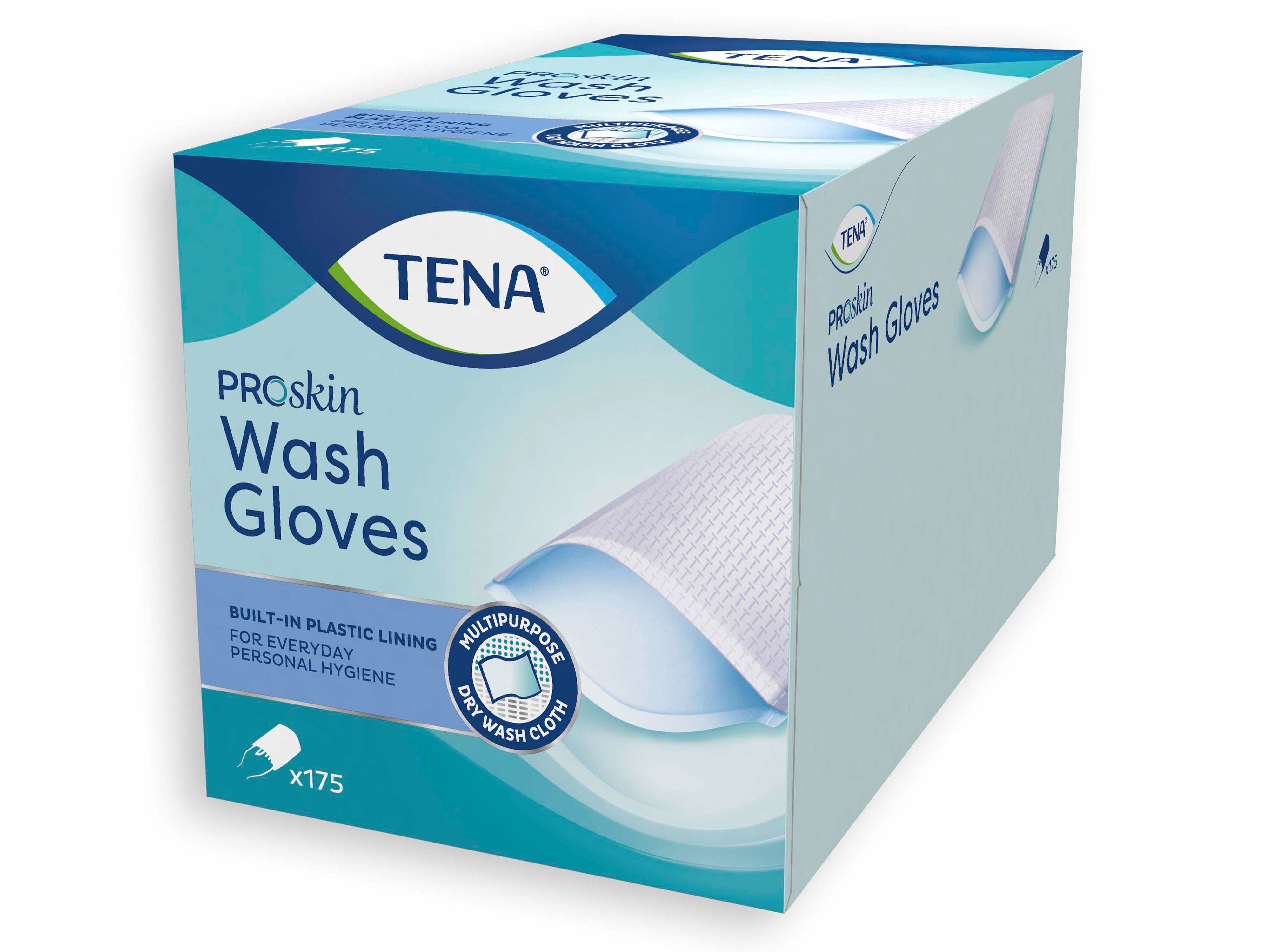 Tena Proskin Wash Glove, 175 stk.