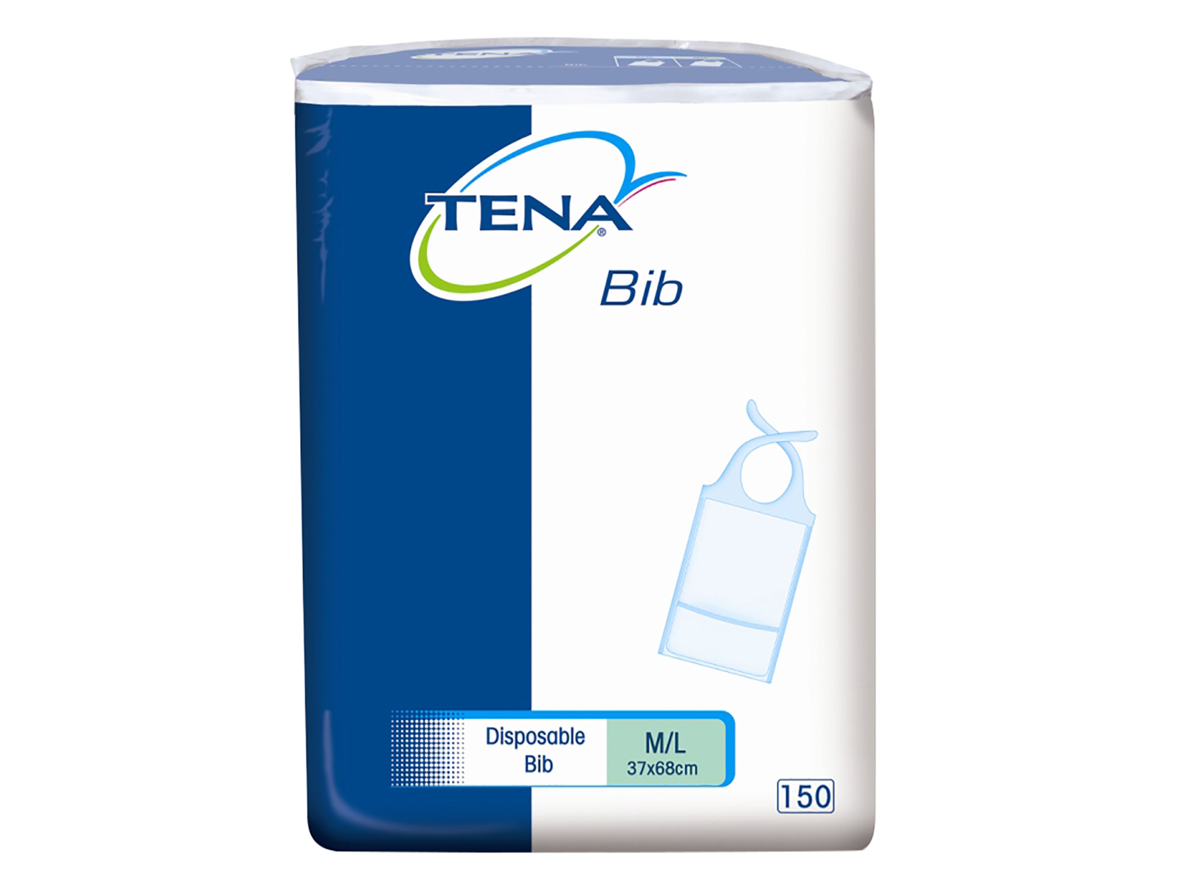 Tena Smekke Bibs, Str M/L, 37 x 68 cm, 150 stk.