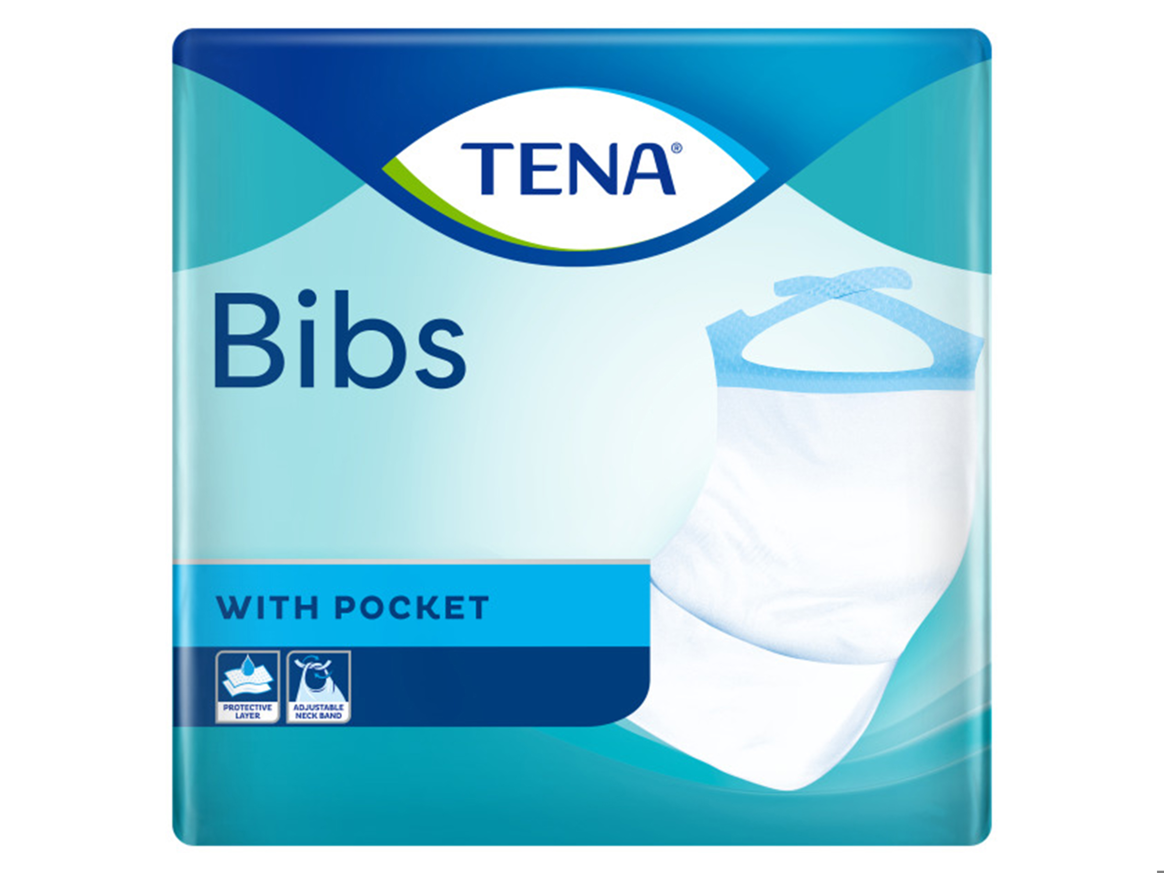 Tena Smekke/bib, Str S/M, 37x48 cm, 150 stk.