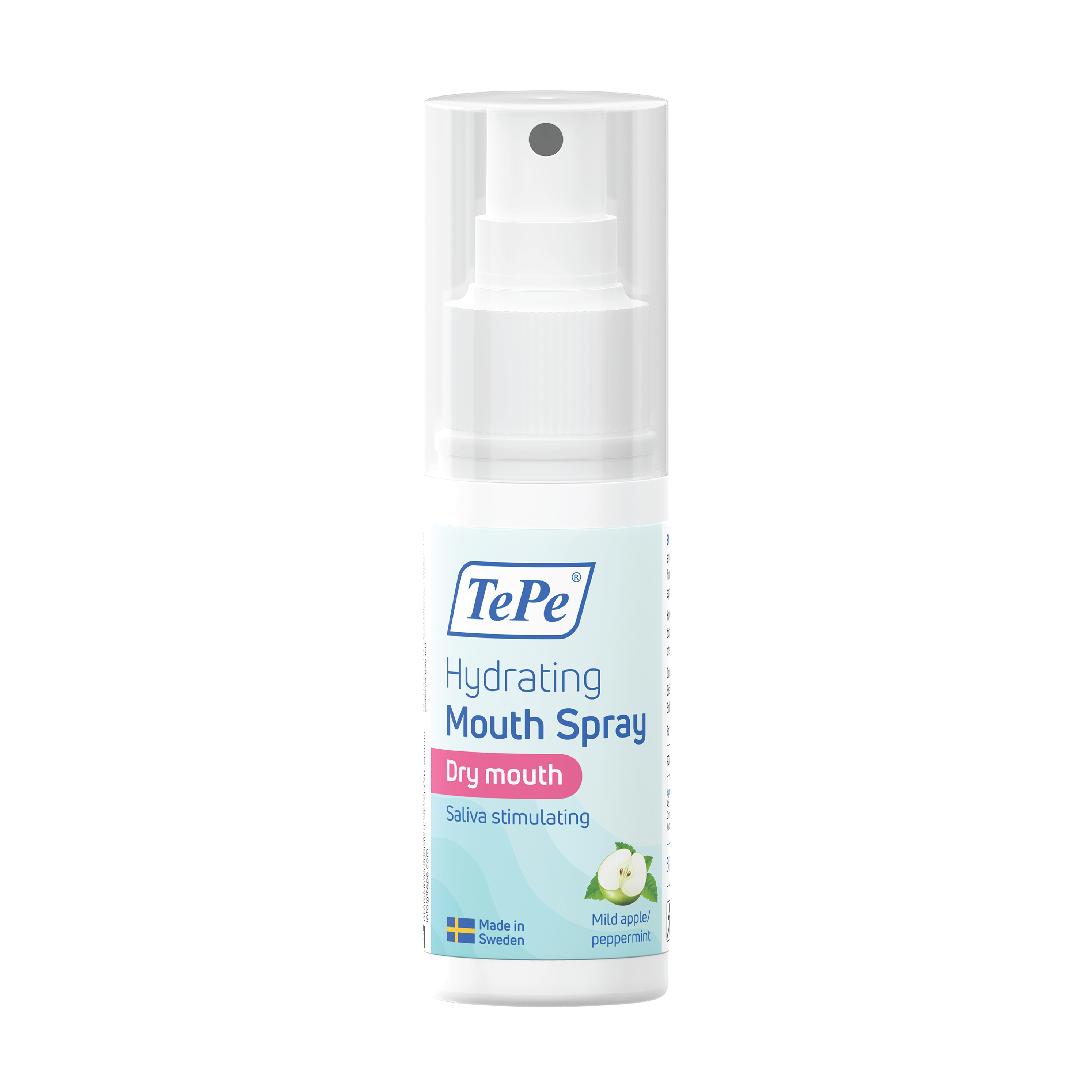 TePe Hydrating Mouth Spray Saliva Stimulating, Eple/peppermynte, 50 ml
