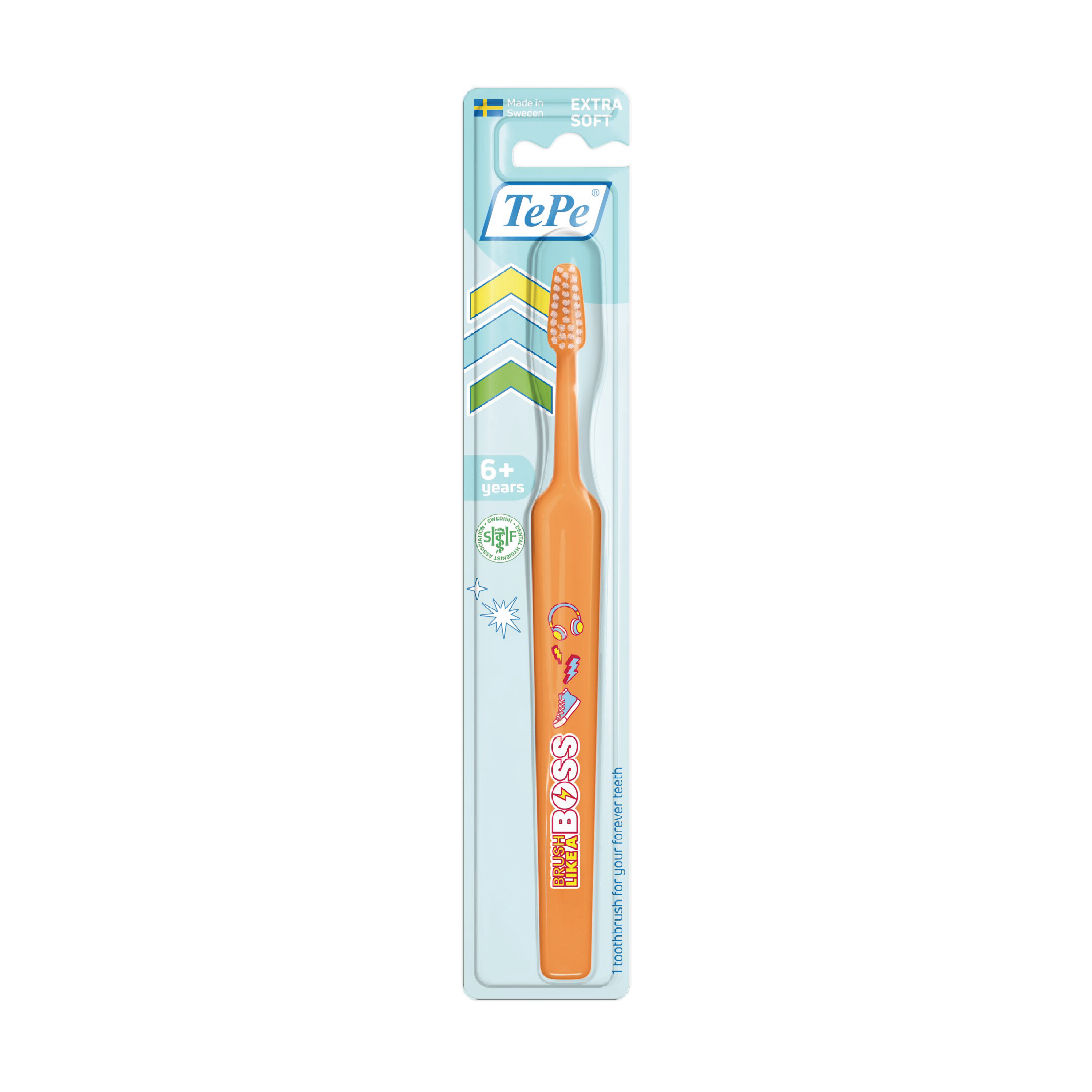 TePe Kids Extra Soft Tannbørste, Assorterte farger, 1 stk.