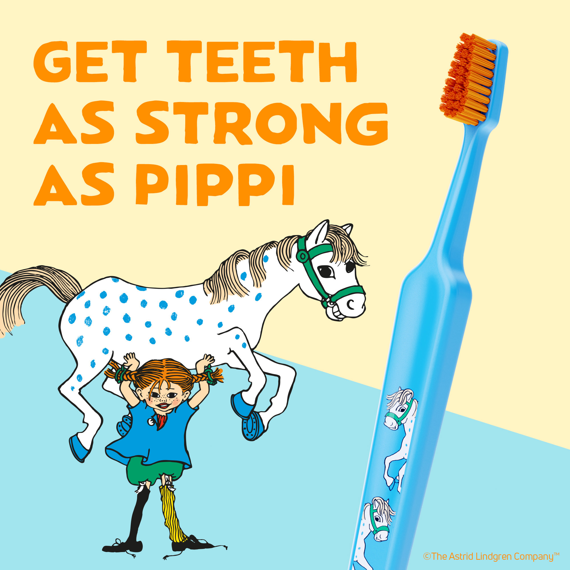 TePe Kids Pippi Extra Soft Tannbørste, 3 stk.