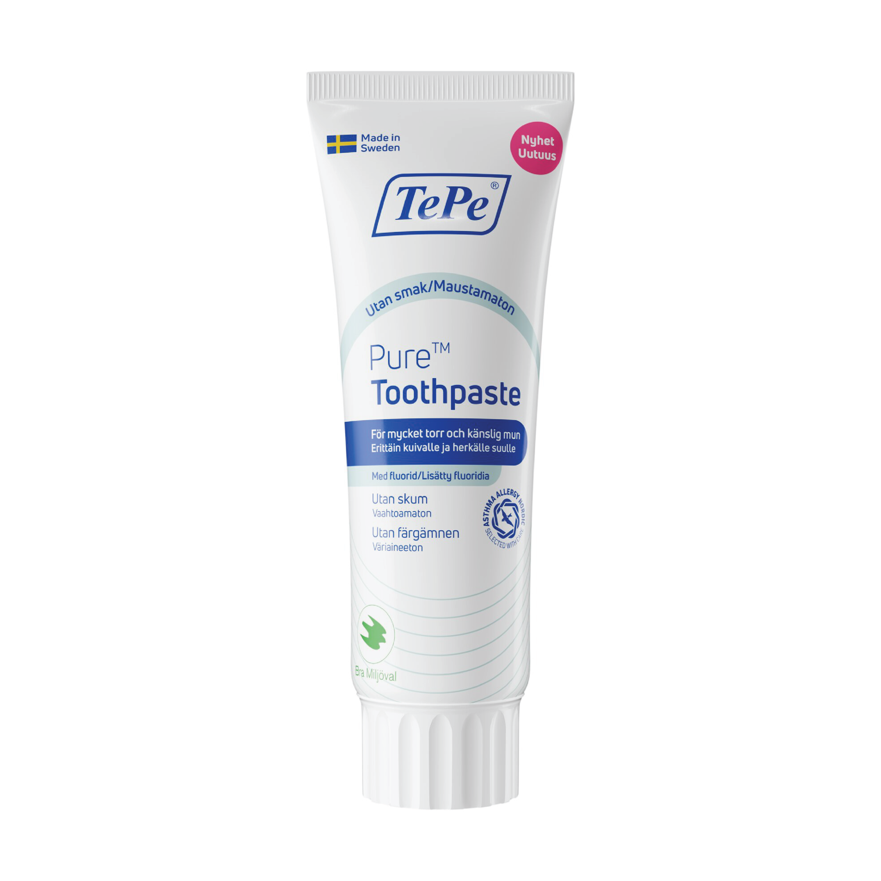 TePe Pure™ Toothpaste, Uten smak, 75 ml