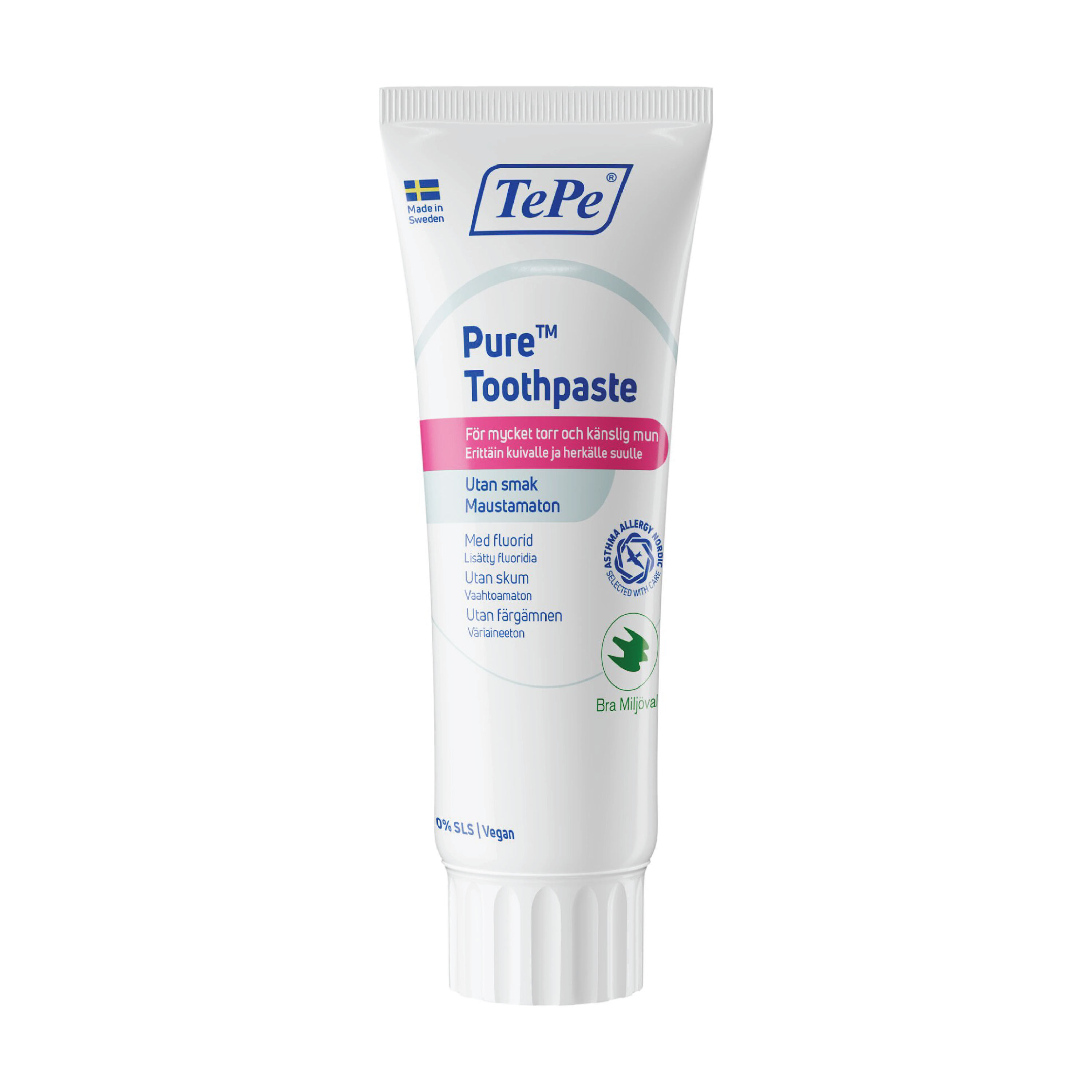 TePe Pure™ Toothpaste, Uten smak, 75 ml