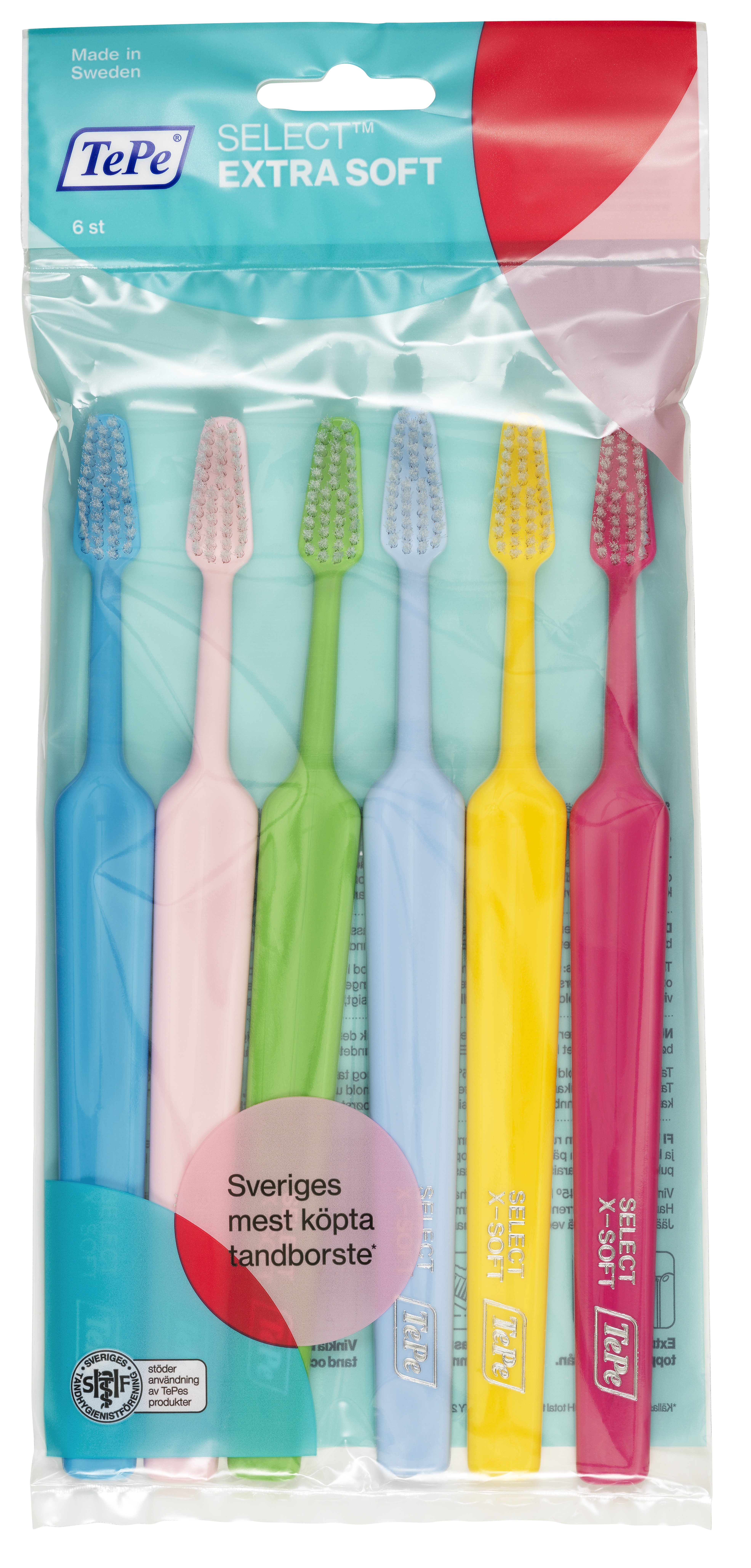 TePe Select Extra Soft tannbørste, 6 stk.