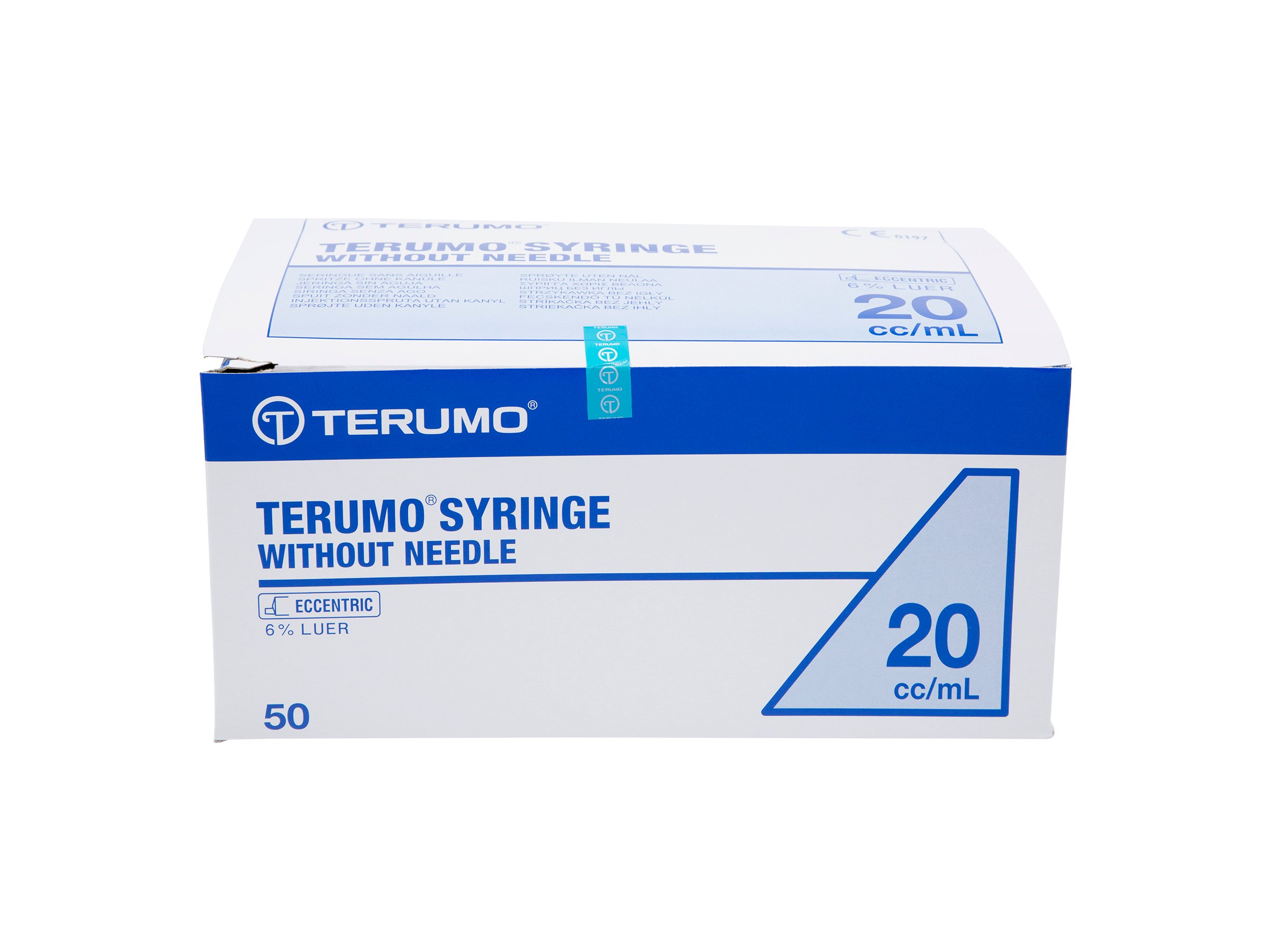 Terumo Sprøyte 20 ml eksentrisk, 50 stk.