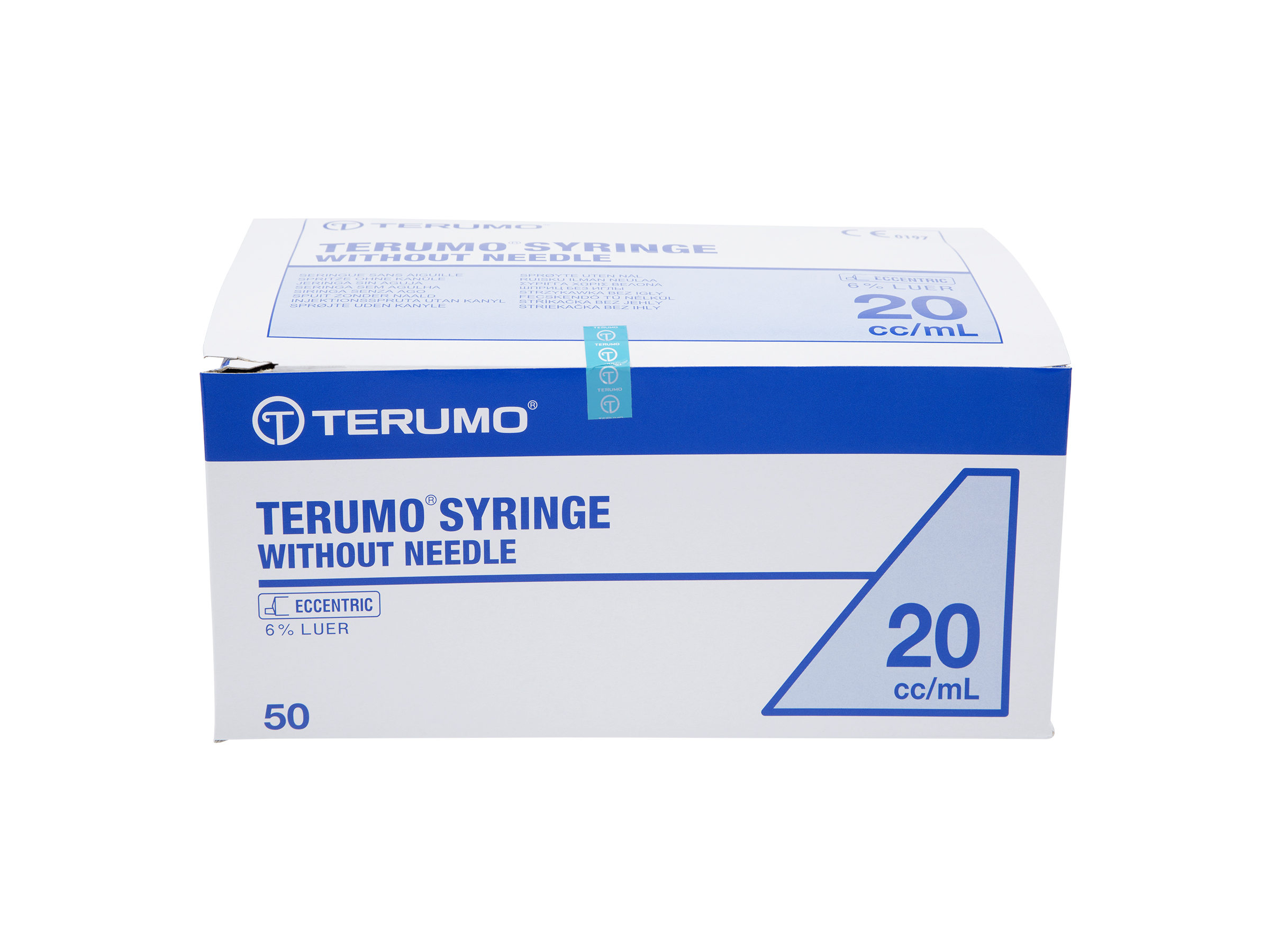 Terumo Sprøyte 20 ml eksentrisk, 50 stk.