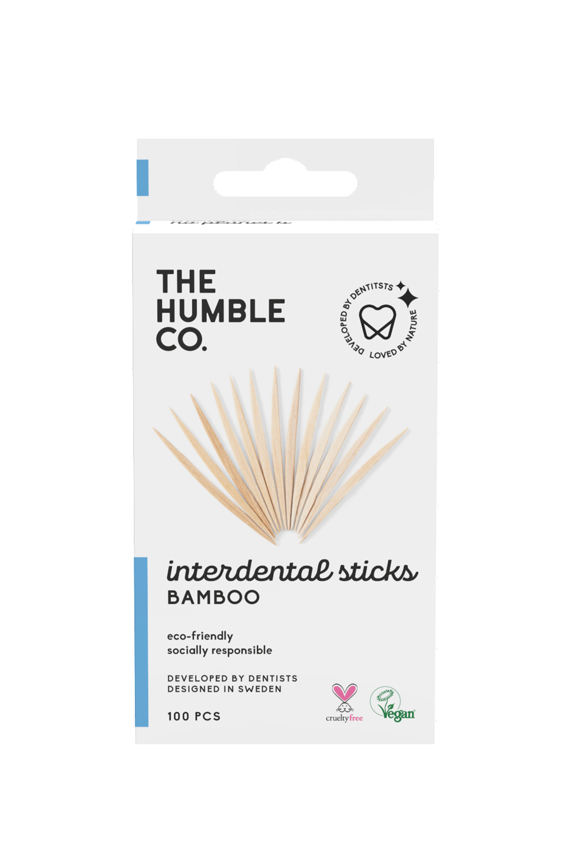 The Humble Co. Bamboo Tannstikkere, 100 stk.