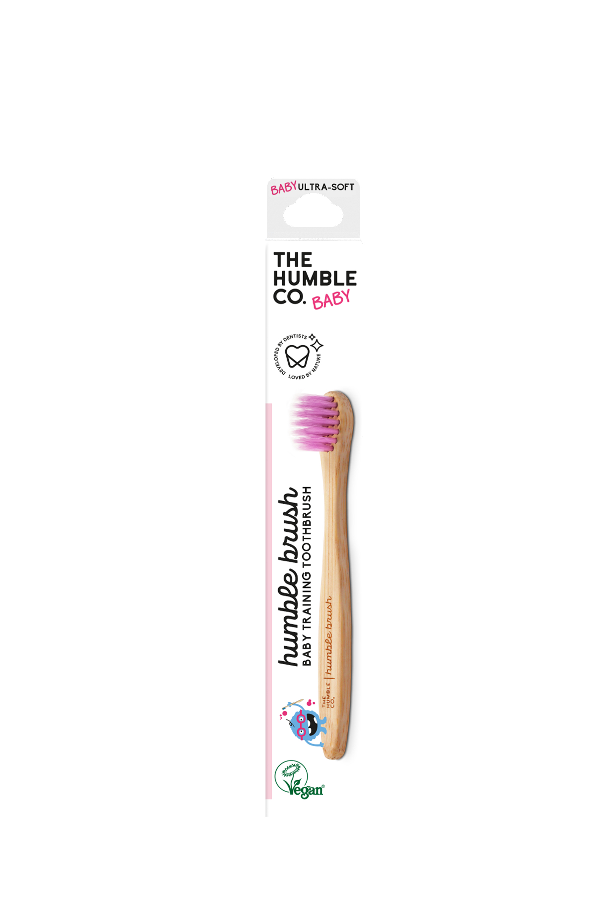The Humble Co. Brush Baby Purple, Supersoft, 1 stk