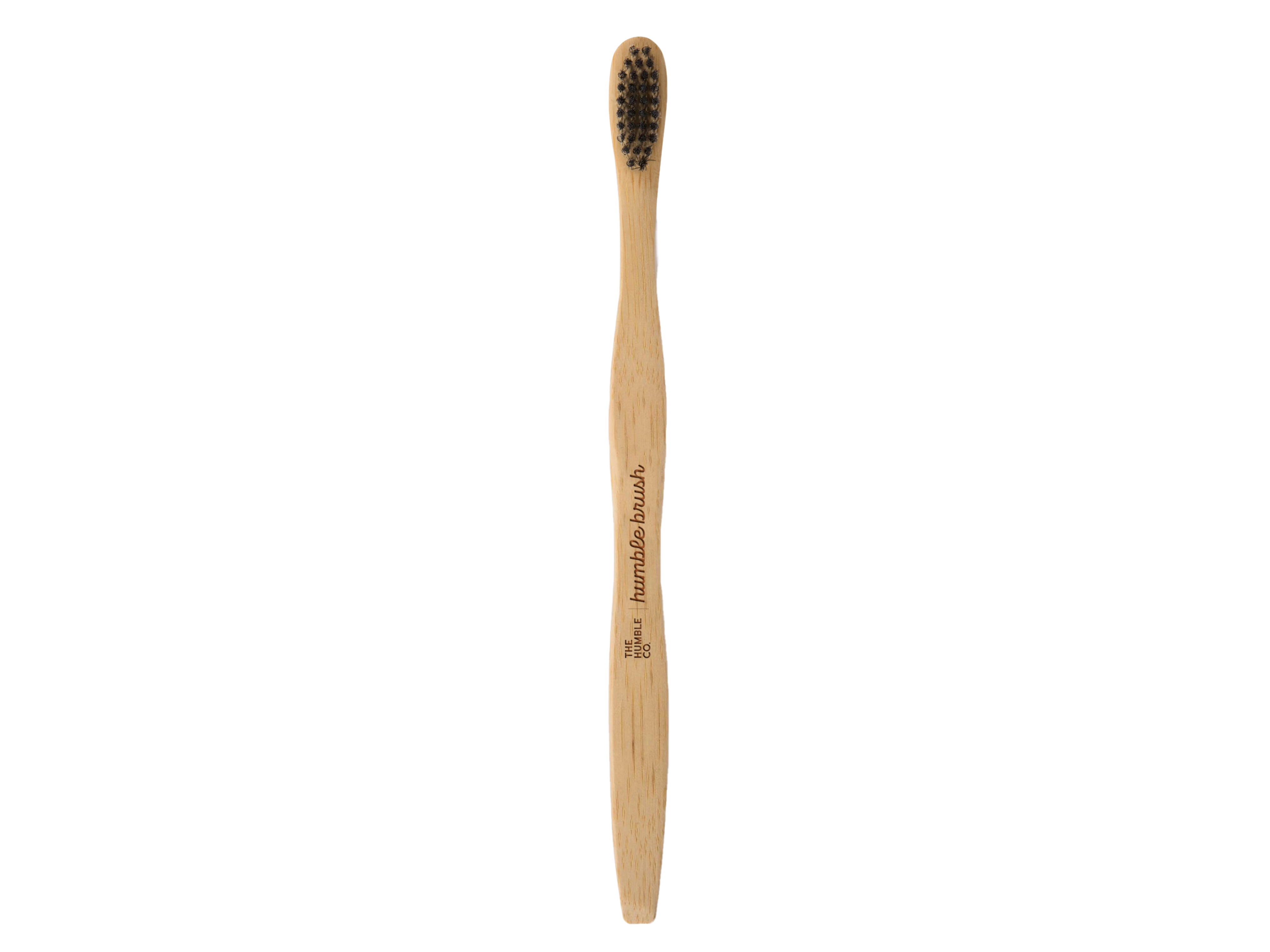 The Humble Co. Flat Curved Brush Adult Soft Mix, assorterte farger, 1 stk.