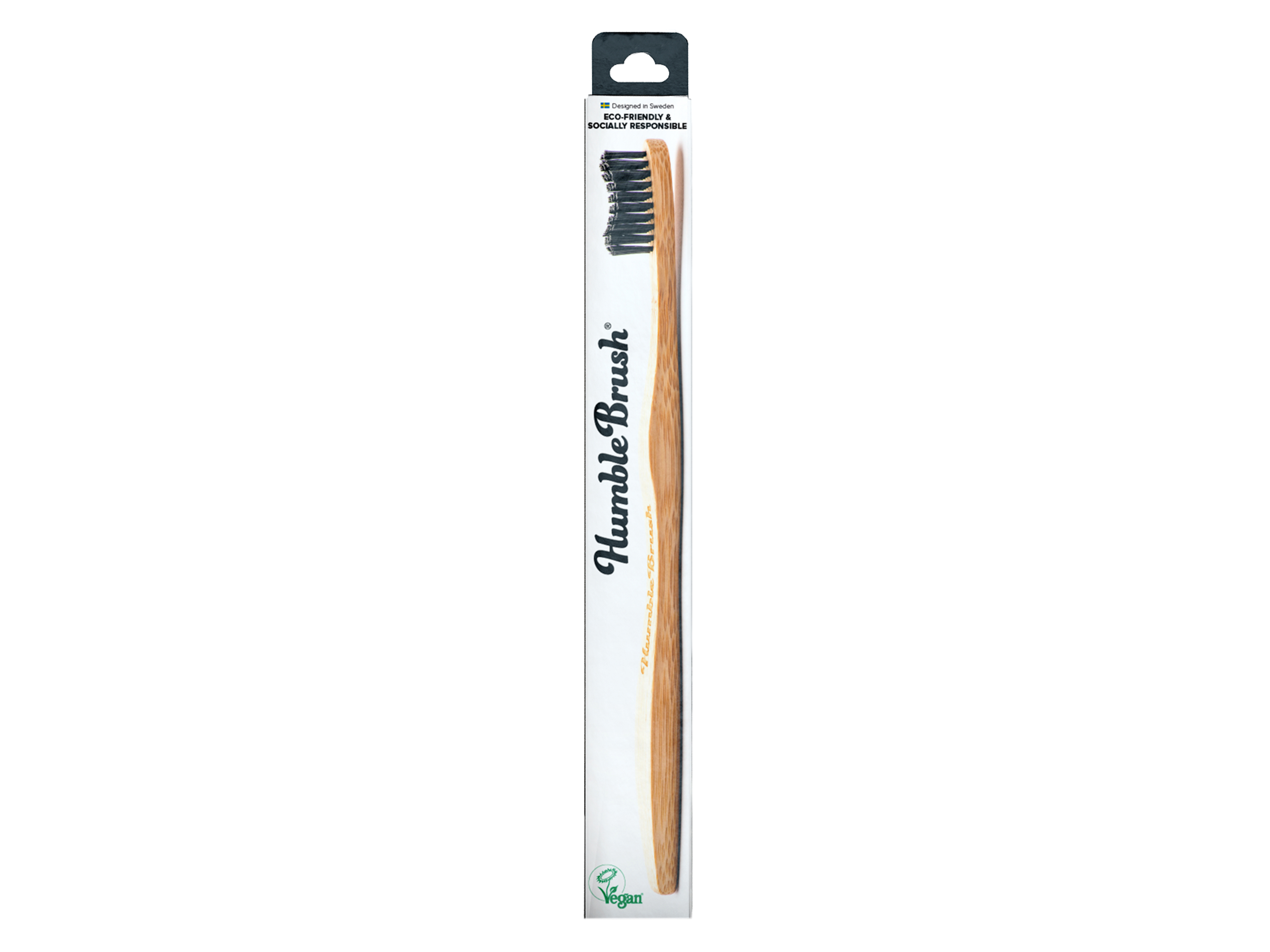 The Humble Co. Humble Brush Adult Black Medium, 1 stk