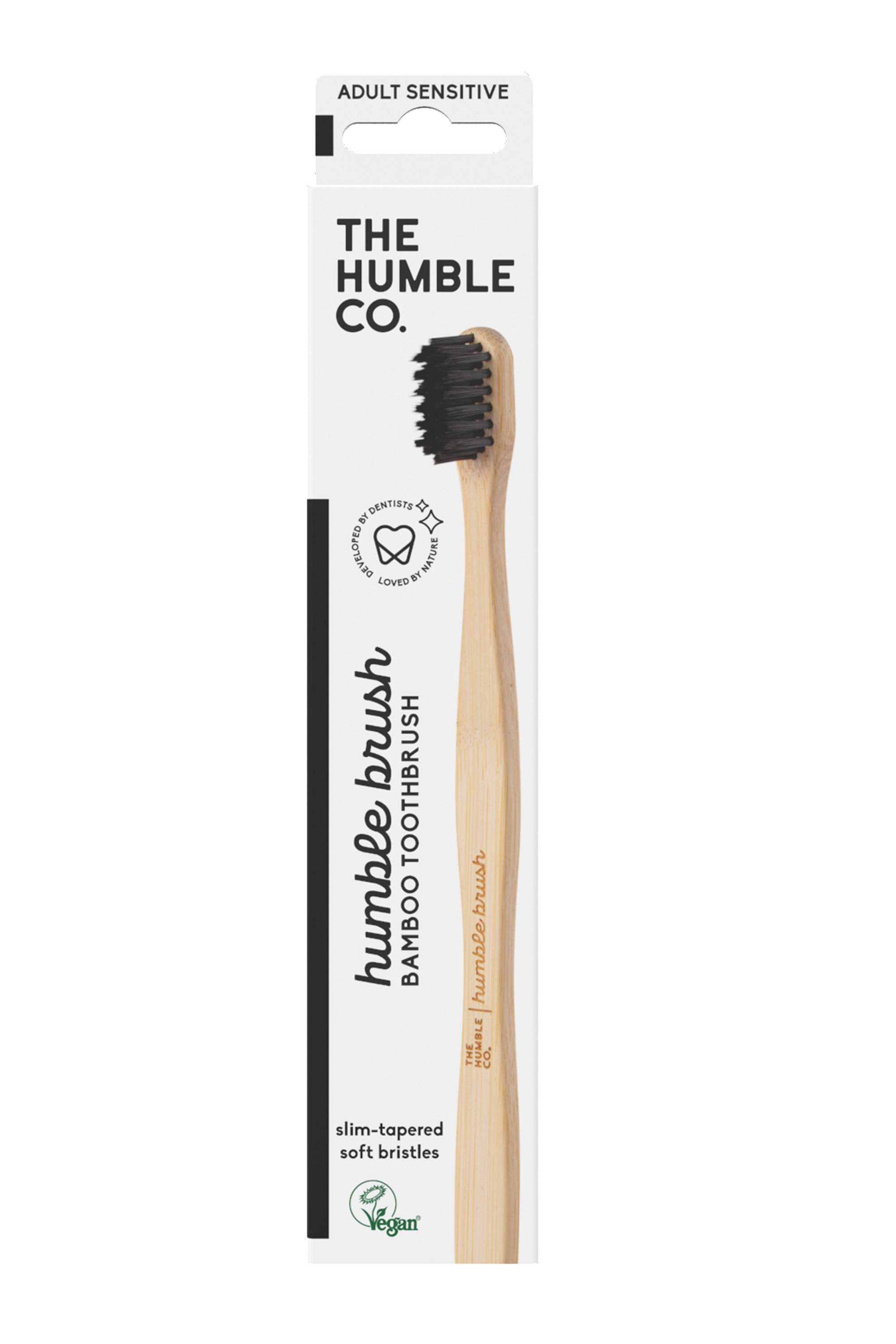The Humble Co. Humble Brush Adult Sensitive, Black, 1 stk