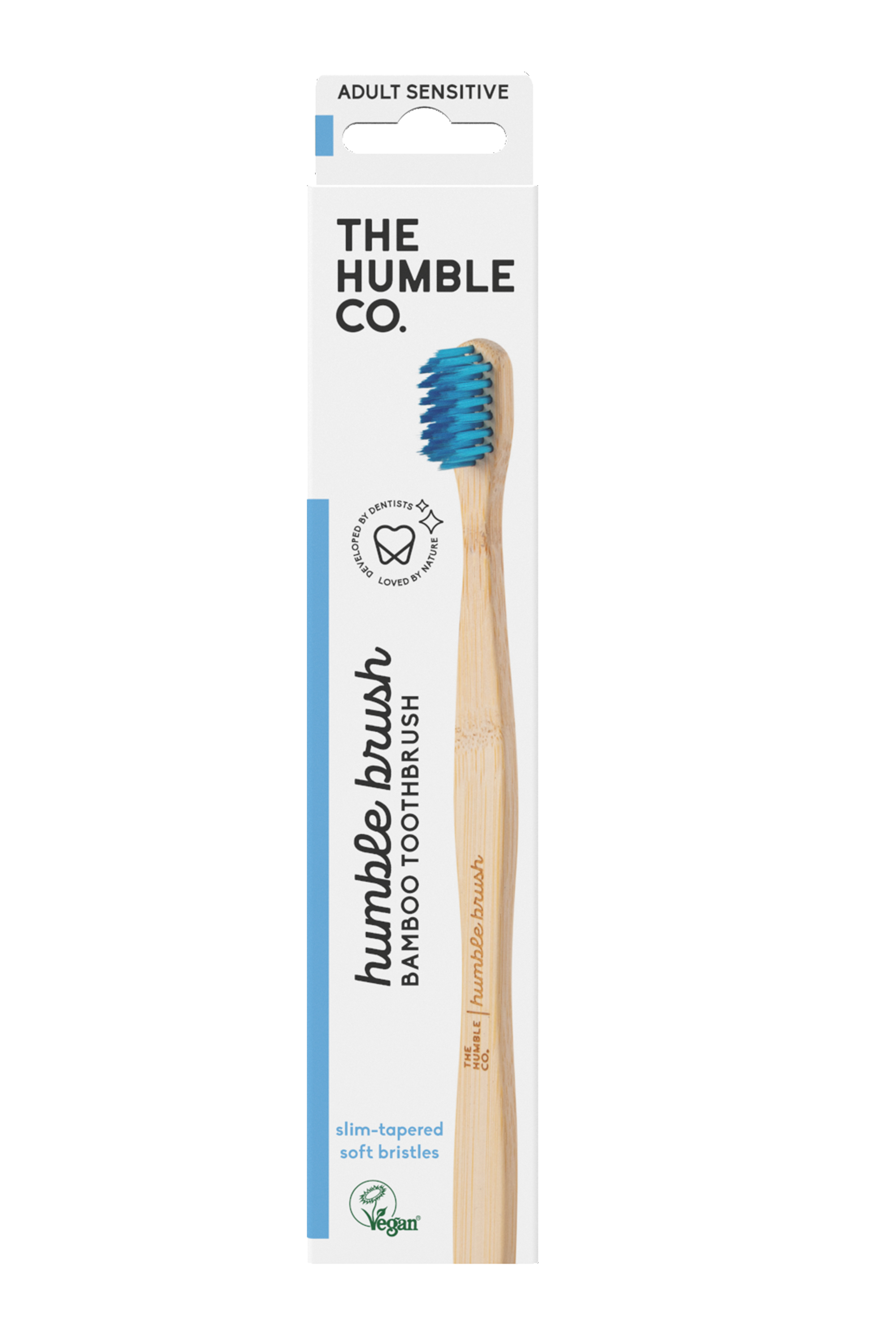 The Humble Co. Humble Brush Adult Sensitive, Blue, 1 stk