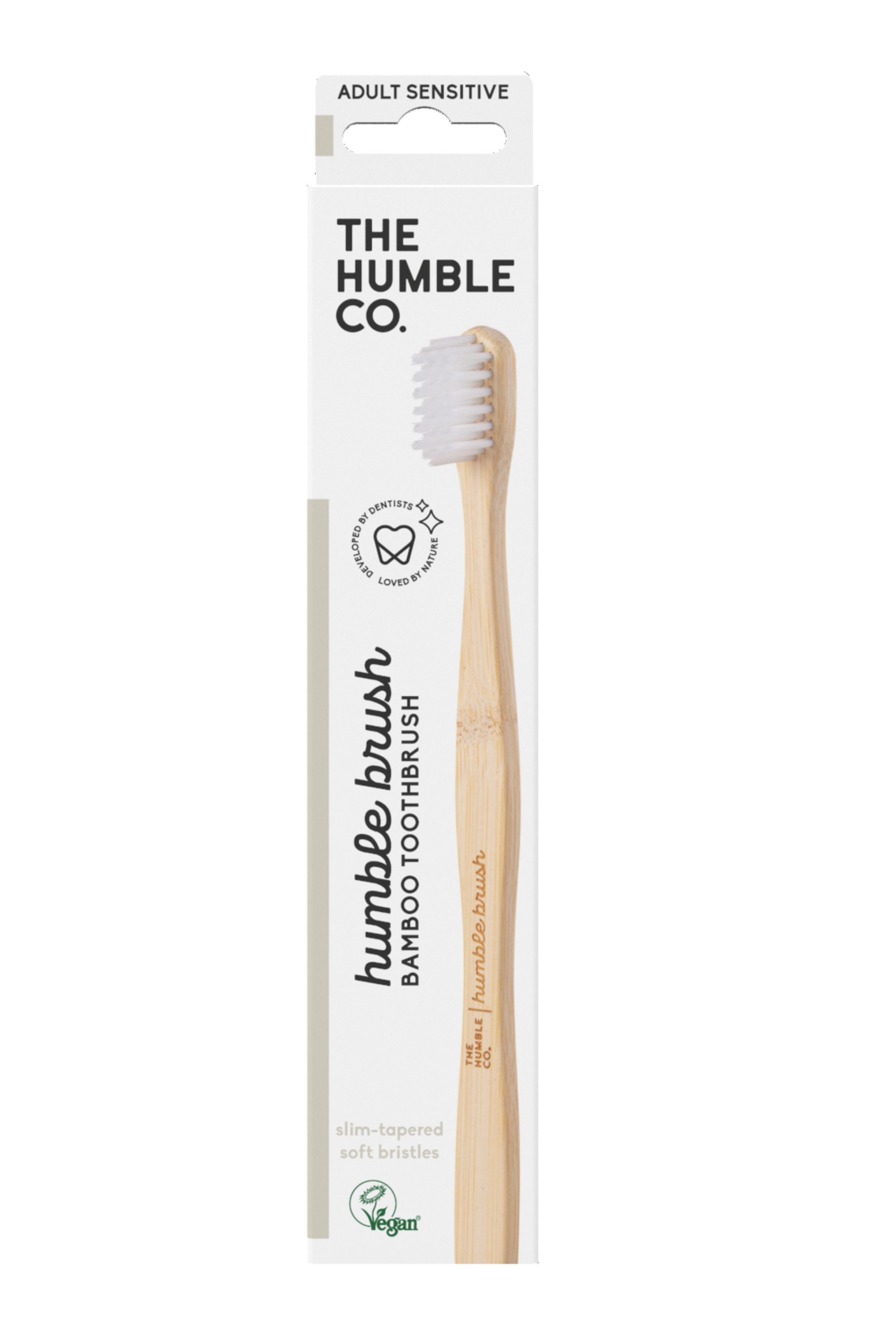 The Humble Co. Humble Brush Adult Sensitive, White, 1 stk