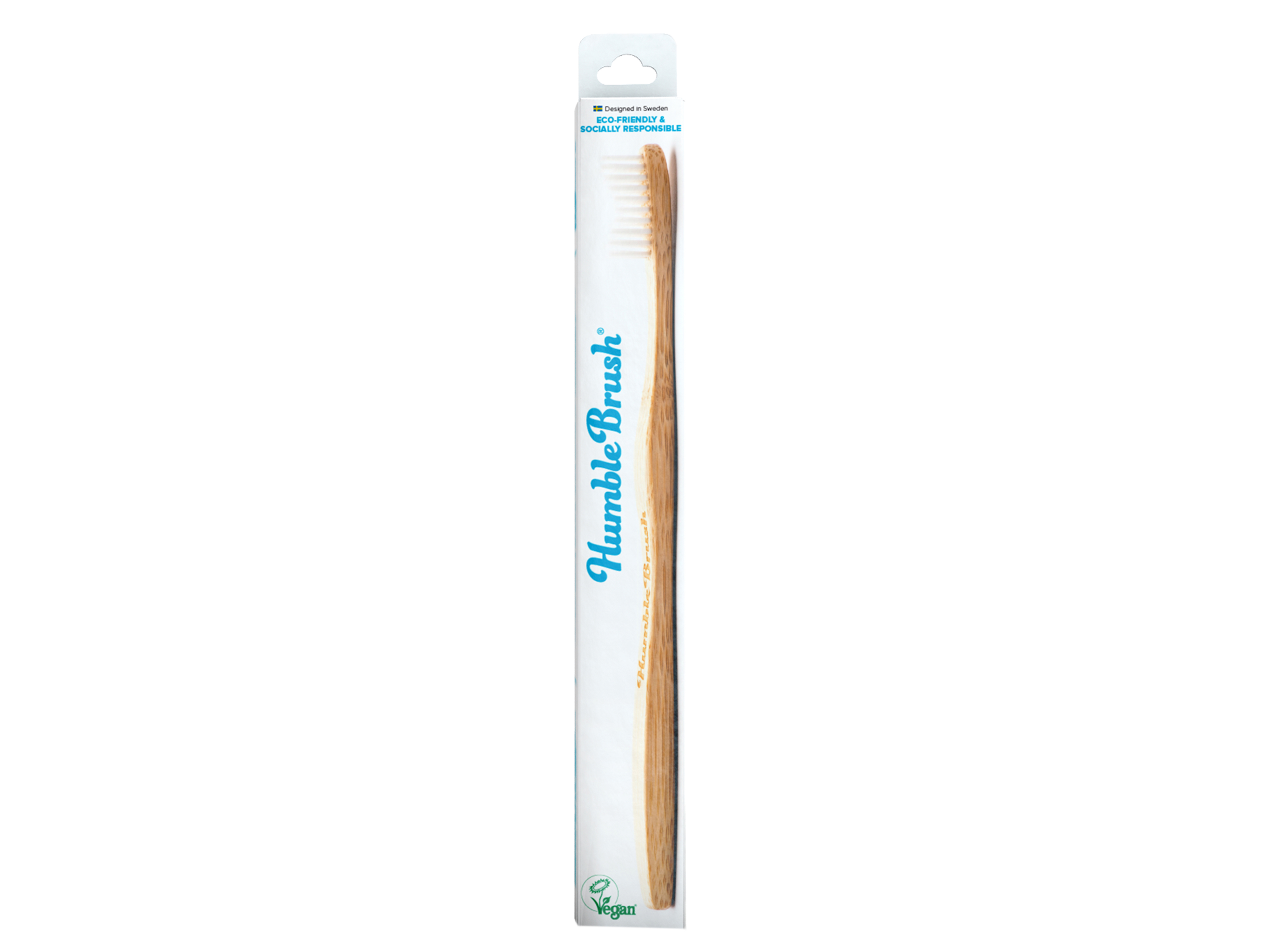 The Humble Co. Humble Brush Adult White Medium, 1 stk