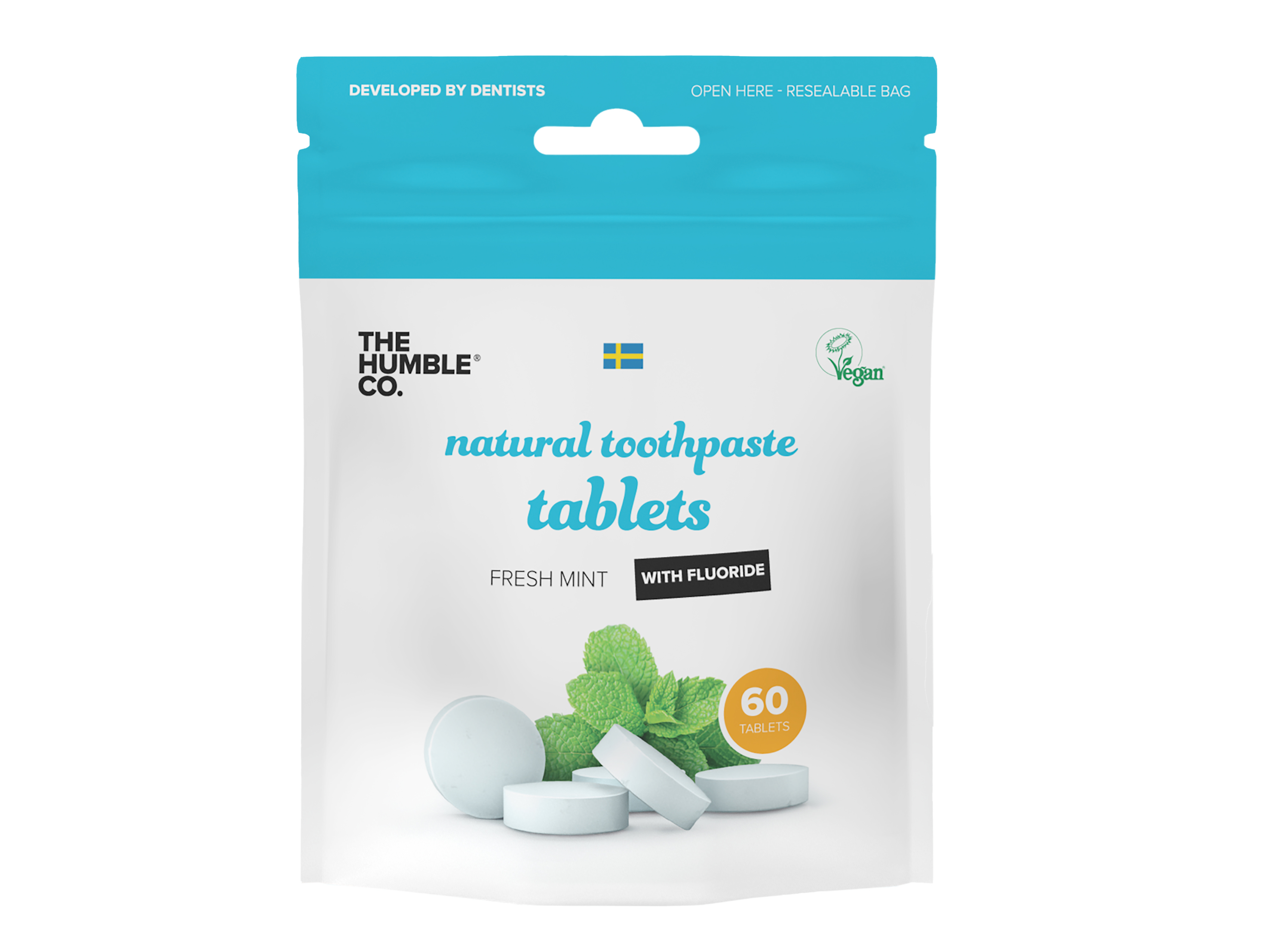 The Humble Co. Humble Dental Tablets med Fluor, 60 stk