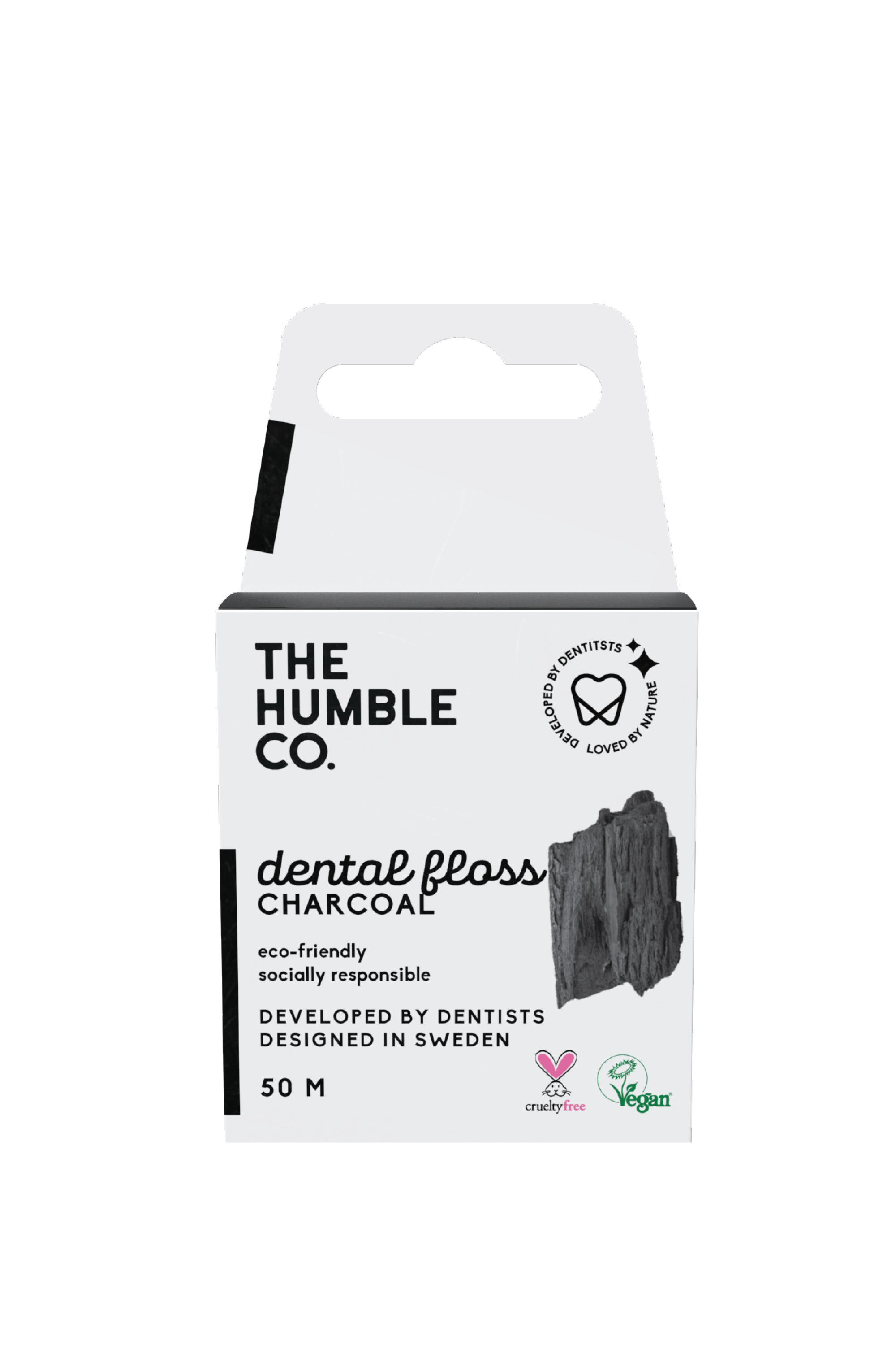 The Humble Co. Humble Floss Charcoal, 50 m