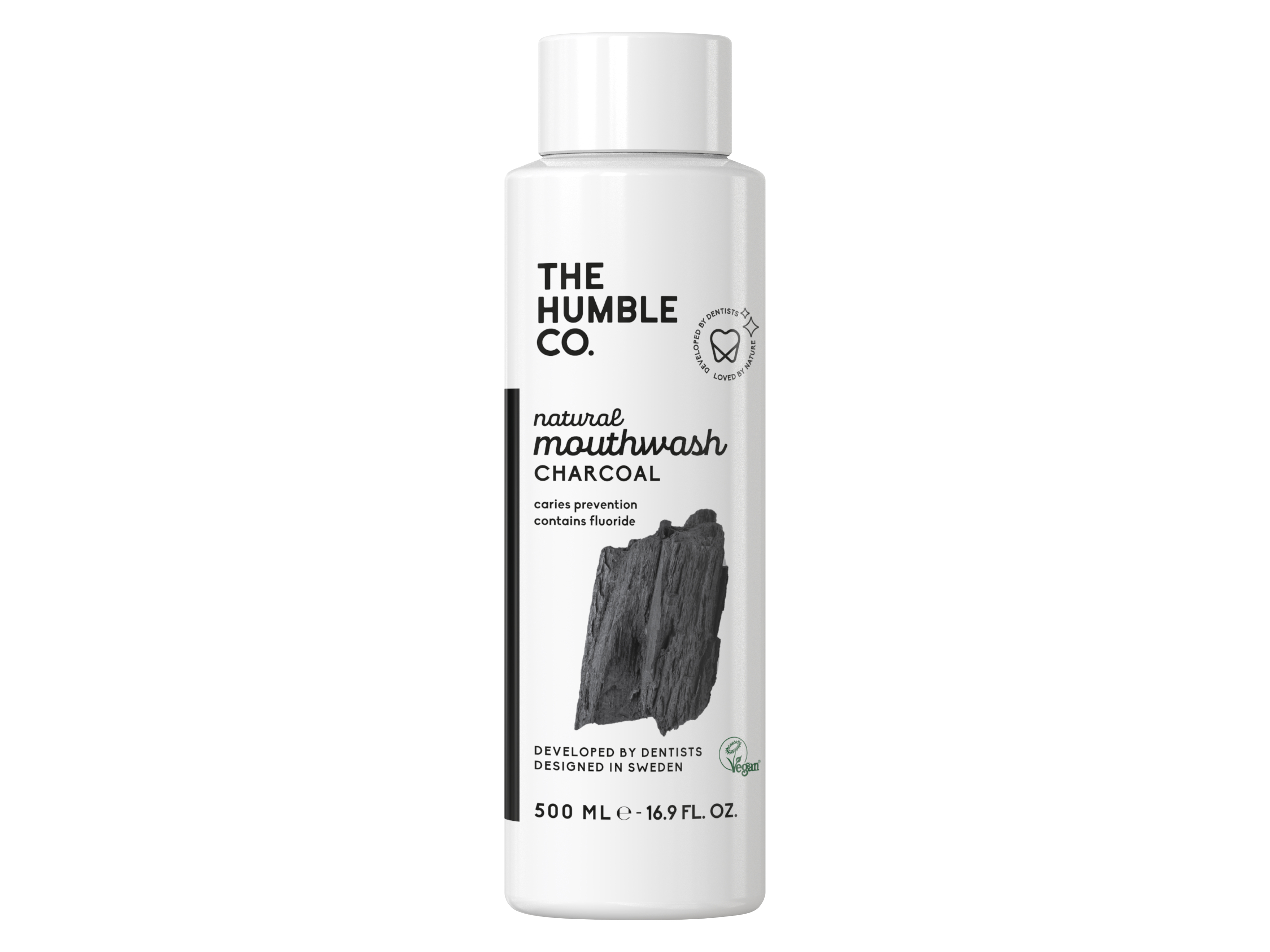 The Humble Co. Humble Natural Mouthwash Charcoal, 500