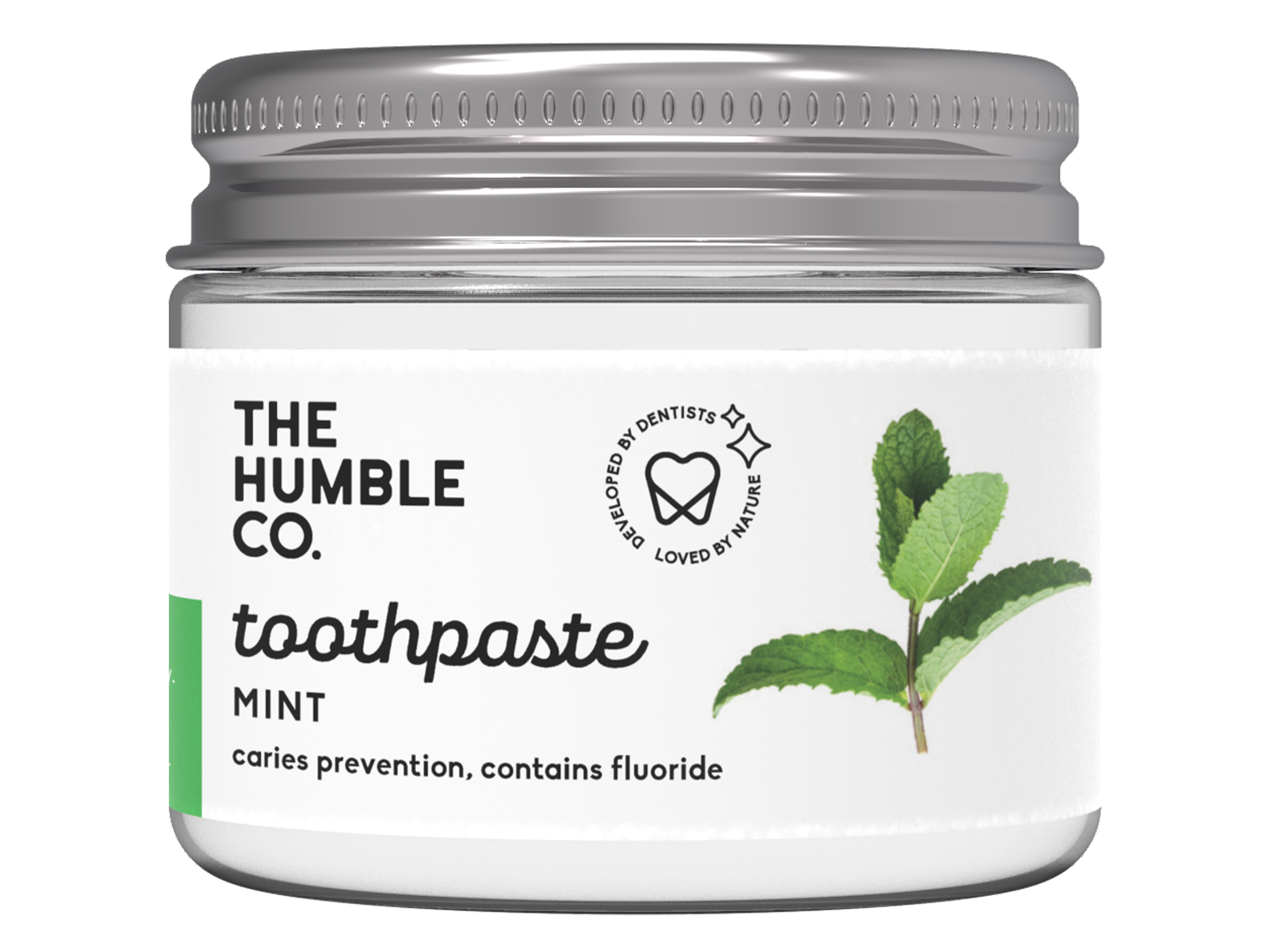 The Humble Co. Humble Natural Toothpaste in Jar - Fresh Mint - 50 ml, 50ml