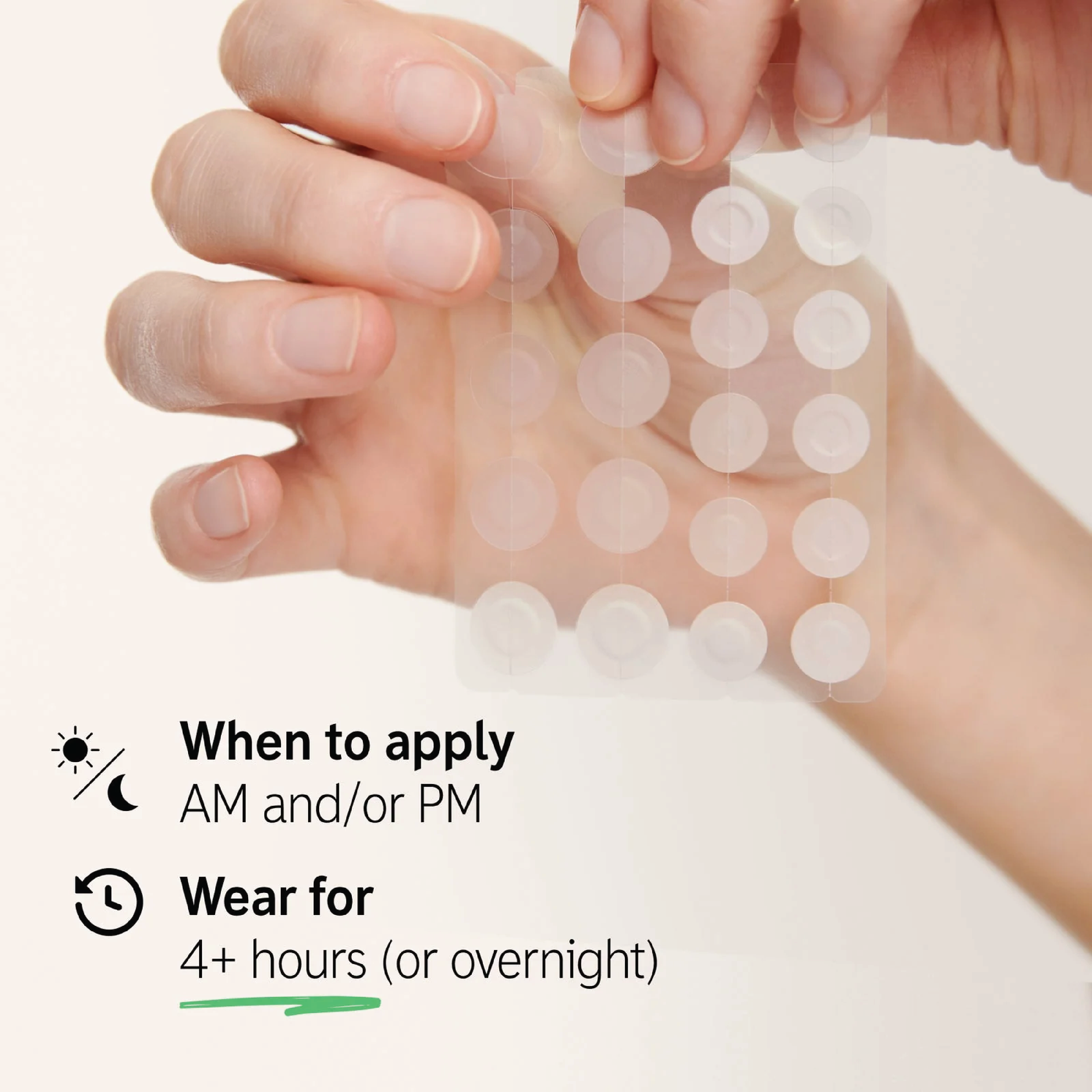 The Inkey List Hydrocolloid Invisible Pimple Patches, 22 stk.