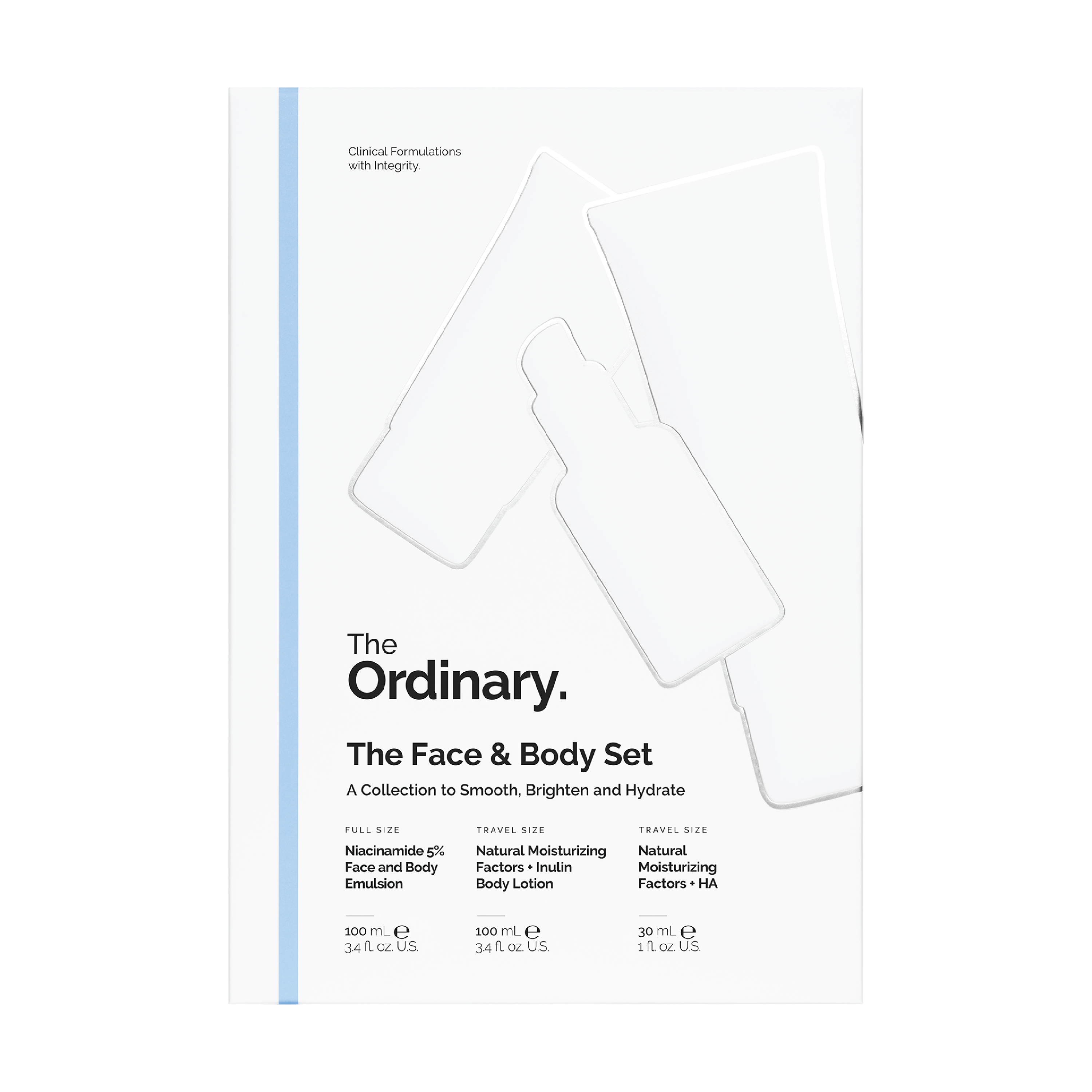 The Ordinary The Face & Body Set, 1 sett