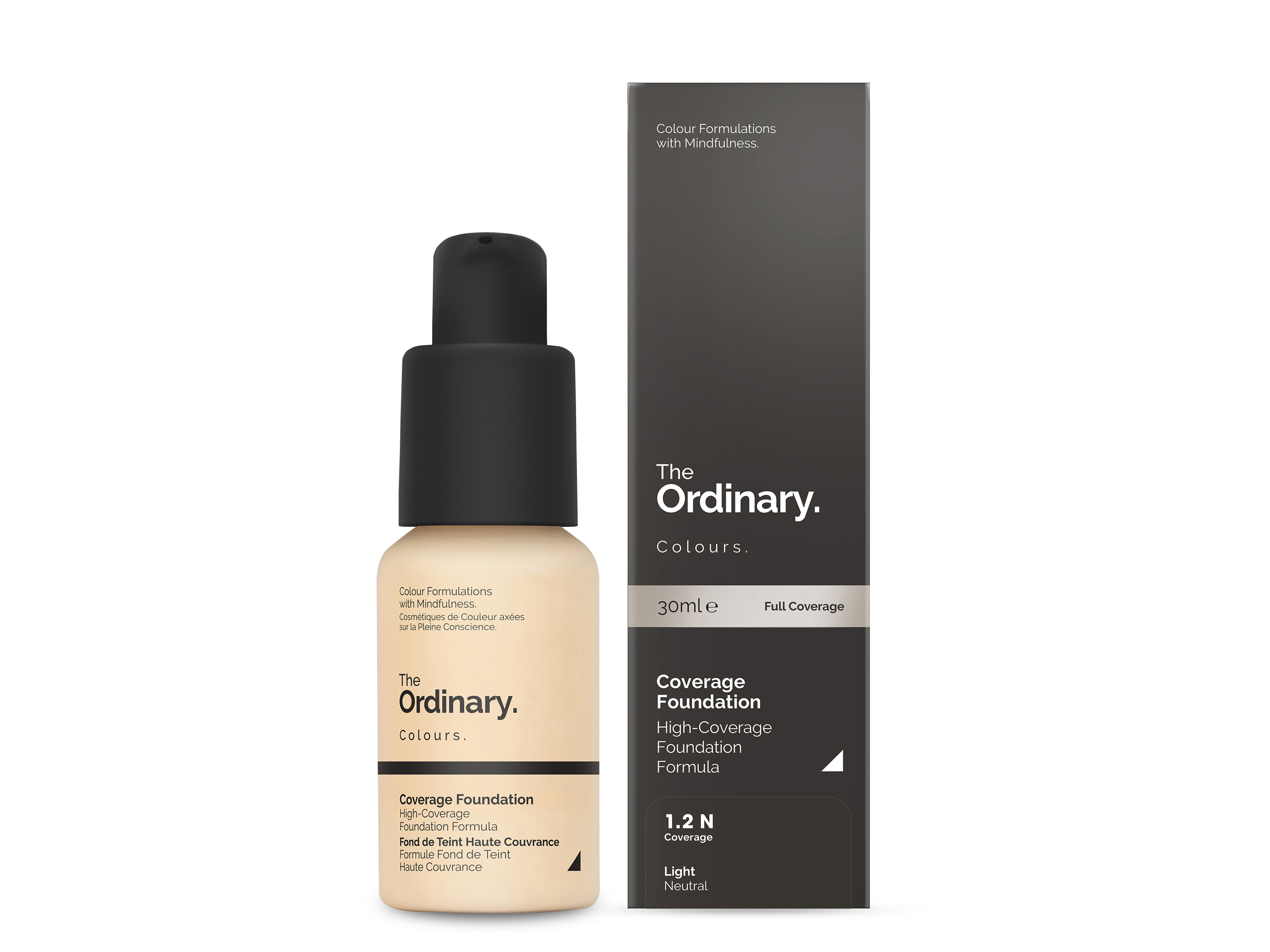 The Ordinary Coverage Foundation, 1.2 N Light Neutral, 30 ml