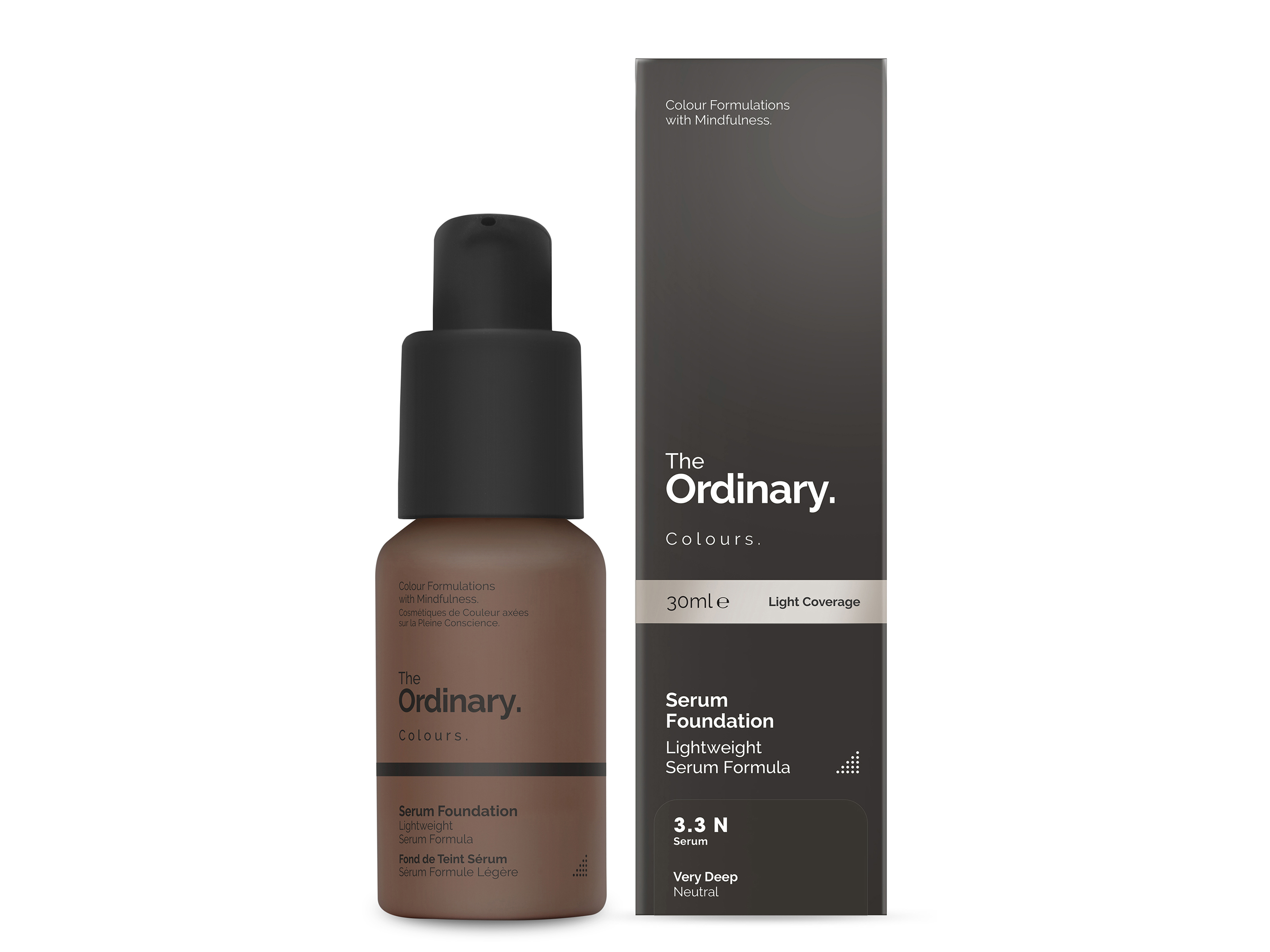 The Ordinary Serum Foundation, 3.3 N Very Deep Neutral, 30 ml