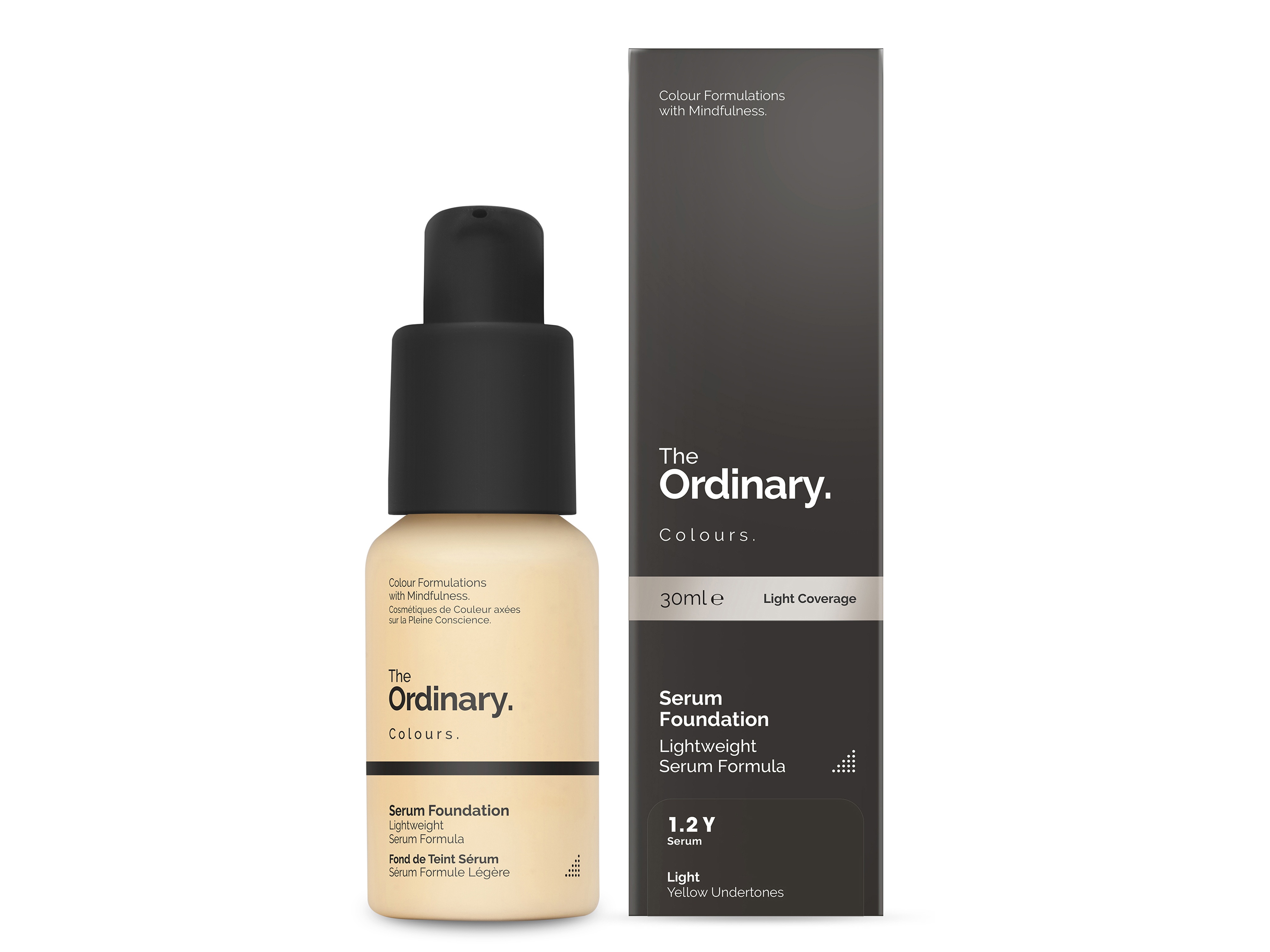 The Ordinary Serum Foundation, 1.2 Y Light Yellow, 30 ml