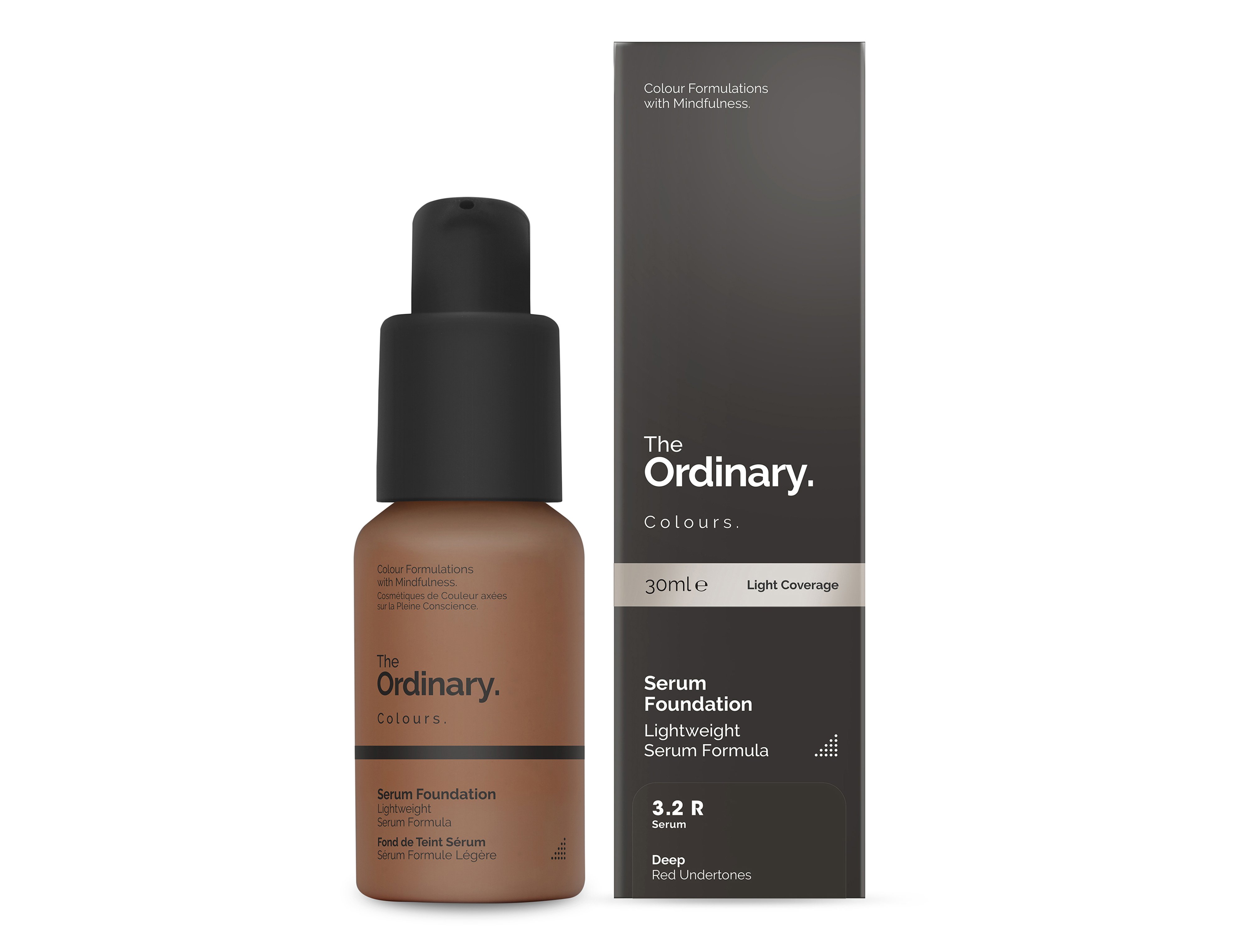 The Ordinary Serum Foundation, 3.2 R Deep Red, 30 ml