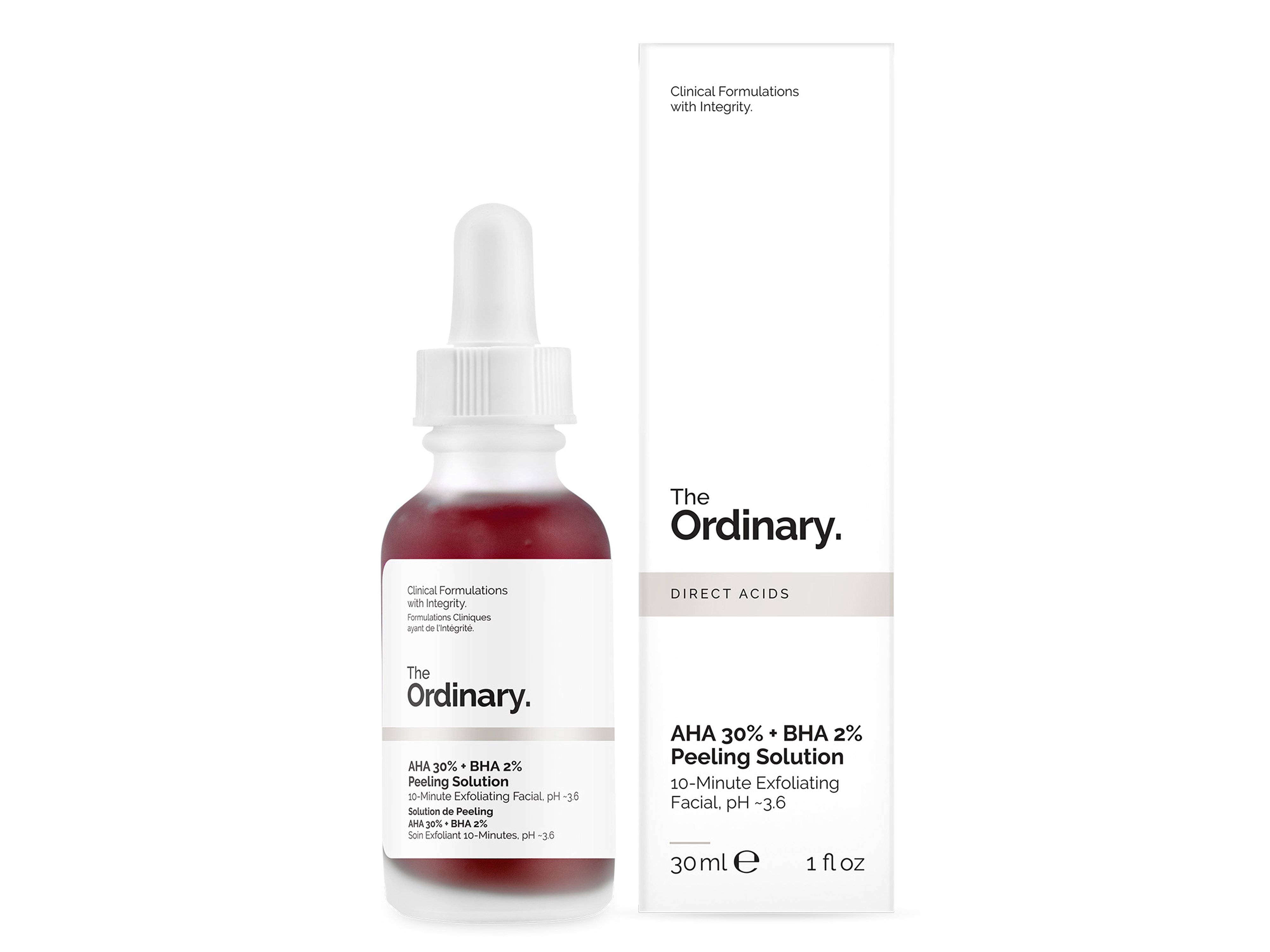 The Ordinary AHA 30% + BHA 2%, 30 ml