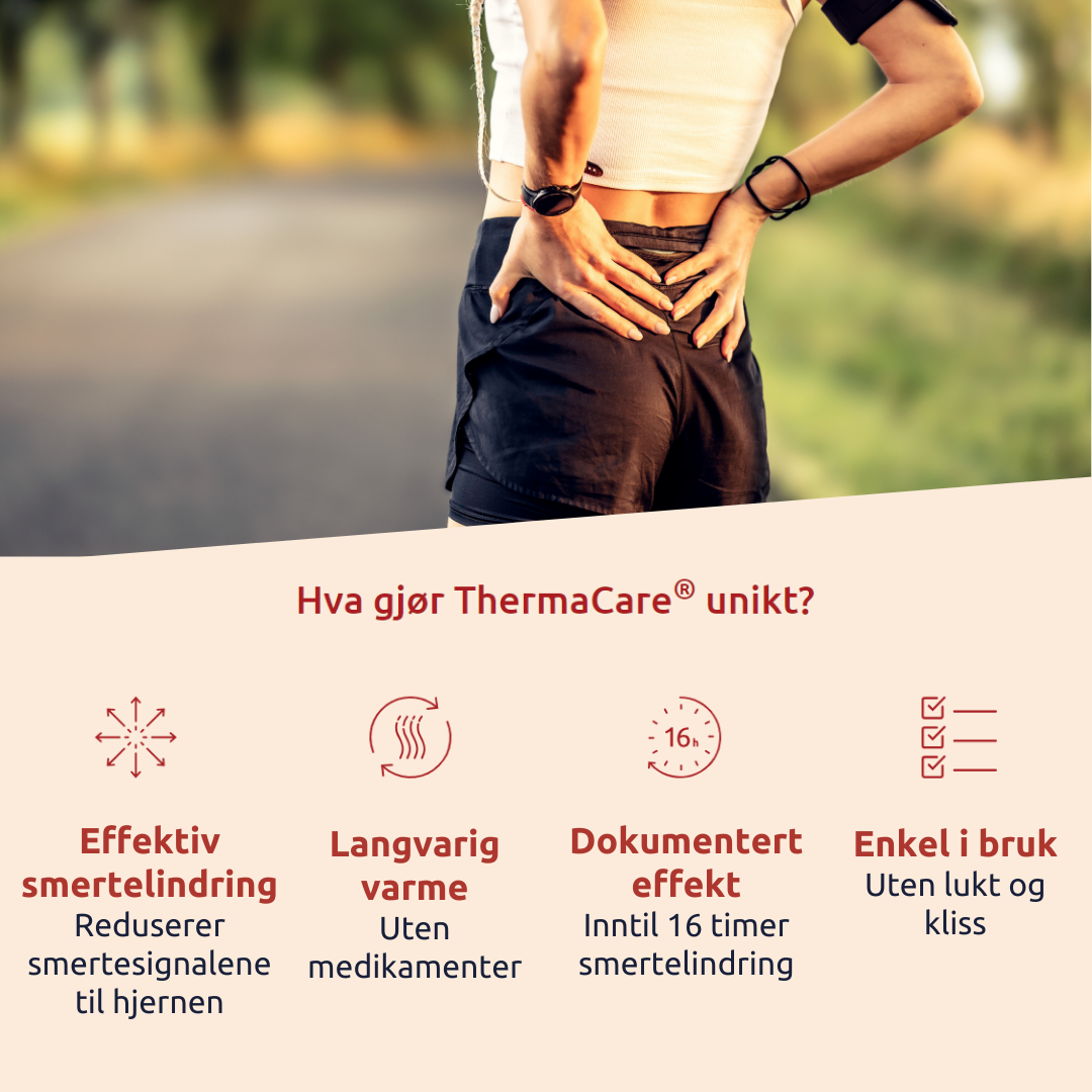 Thermacare Varmepakning rygg, 2 stk.