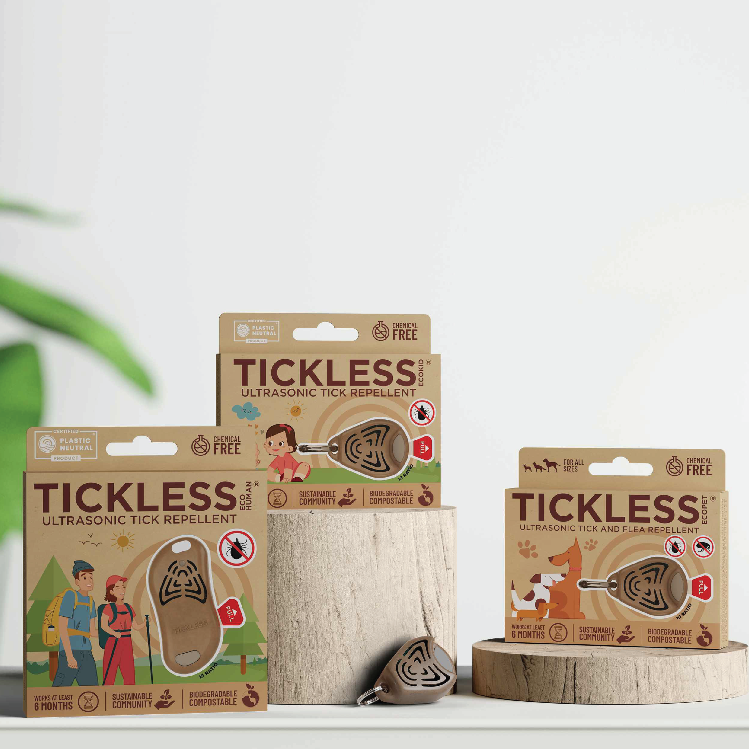 Tickless EcoKid Elektronisk Flåttjager Barn, 1 stk.