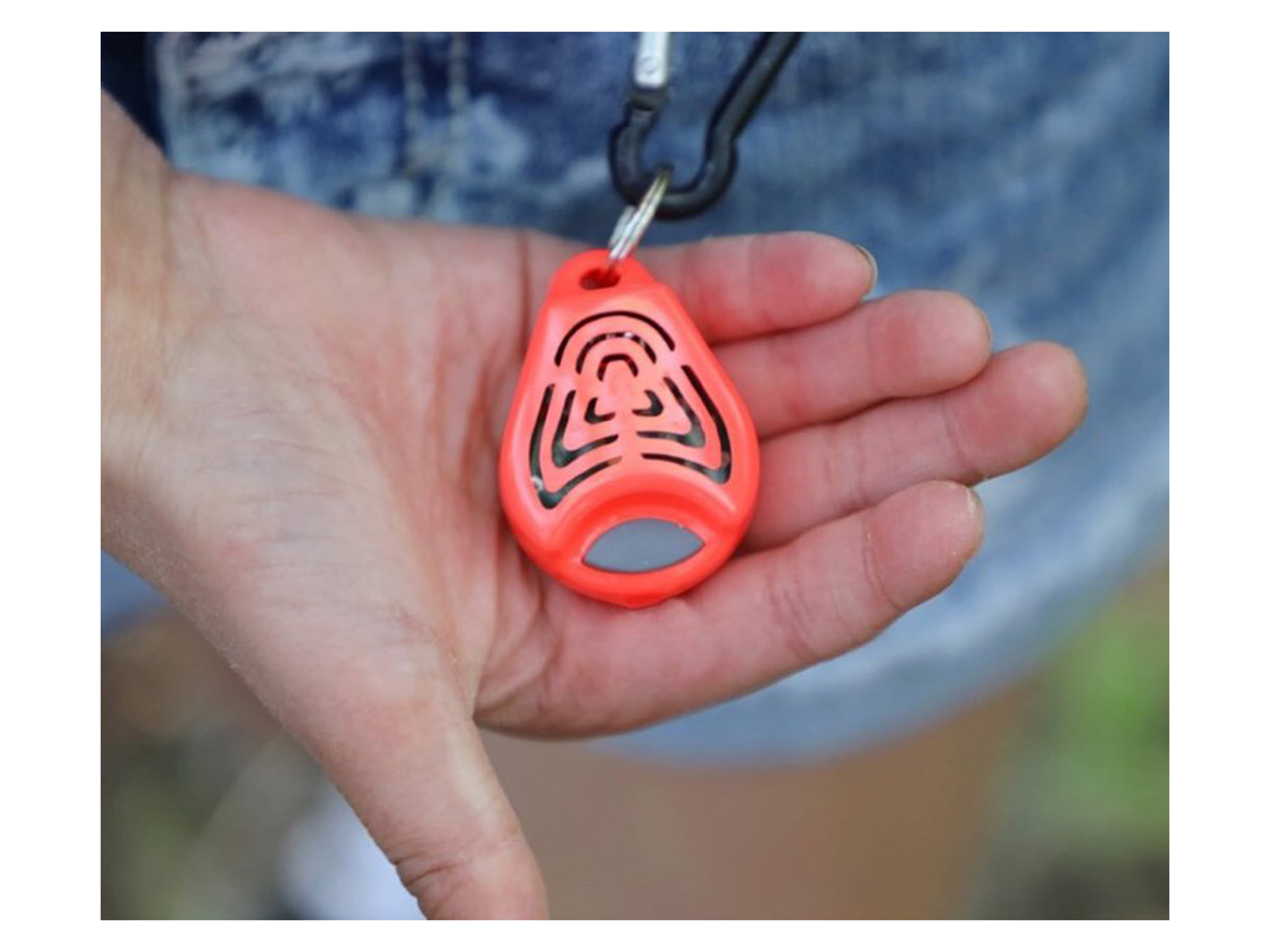 Tickless Kid elektronisk flåttjager, Rød, 1 stk.