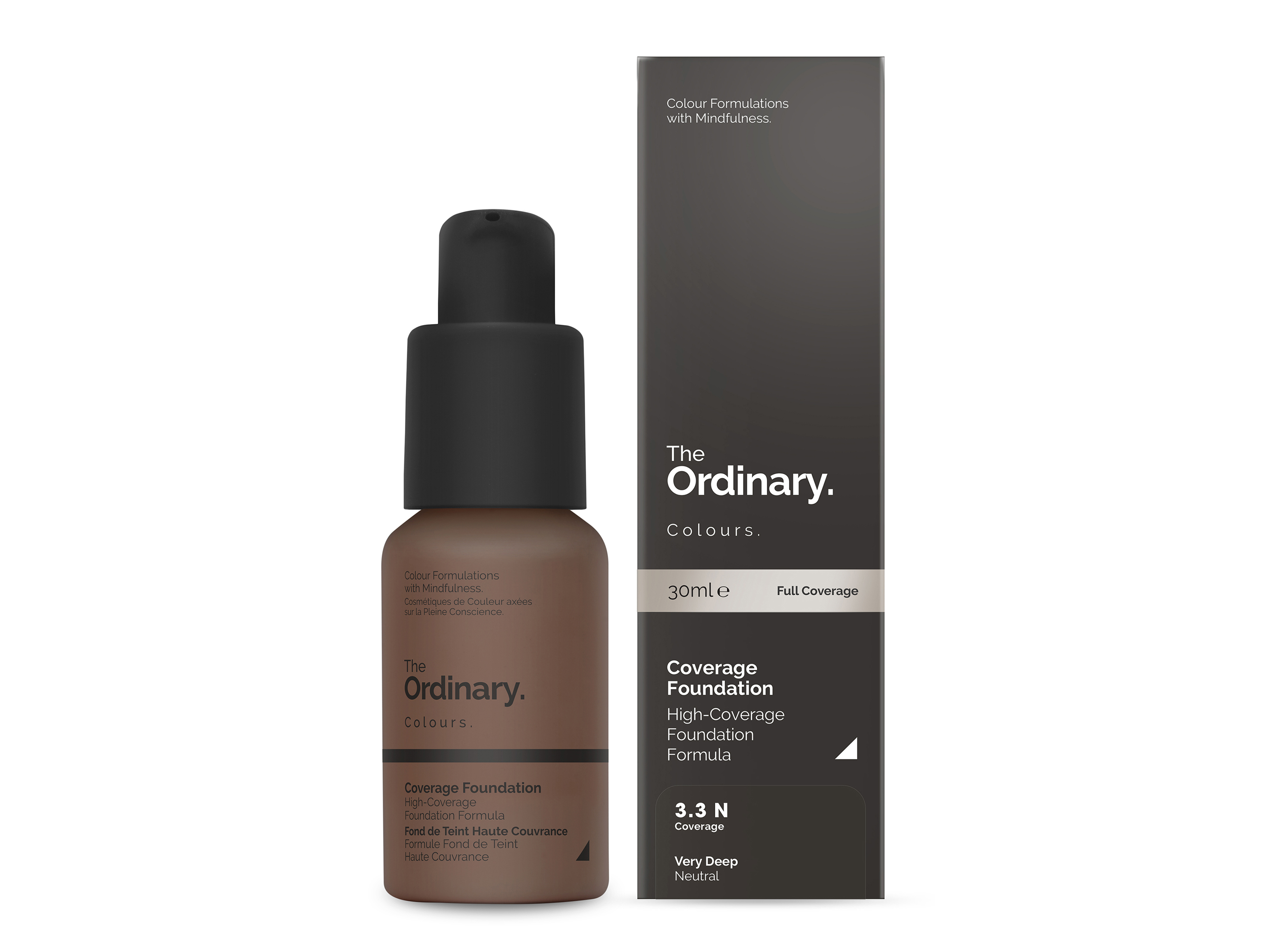 The Ordinary Coverage Foundation, 3.3 N Very Deep Neutral, 30 ml