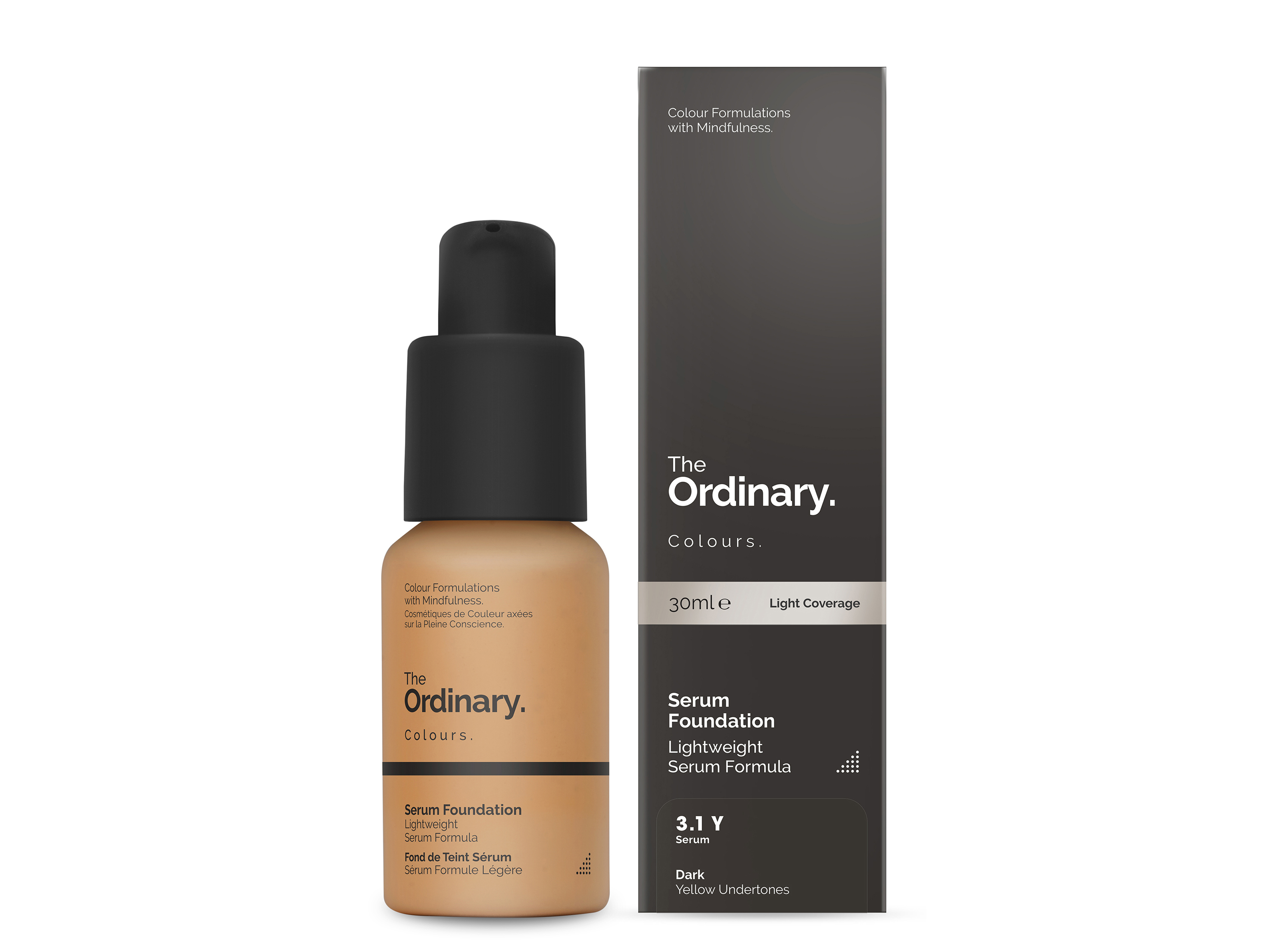 The Ordinary Serum Foundation, 3.1 Y Dark Yellow, 30 ml