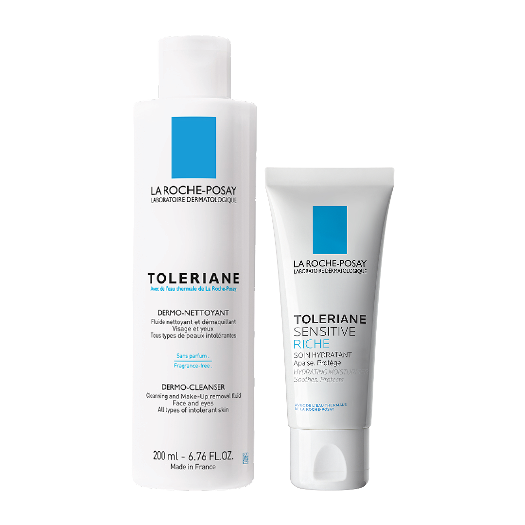 Toleriane Cleansing Lotion + Riche Cream