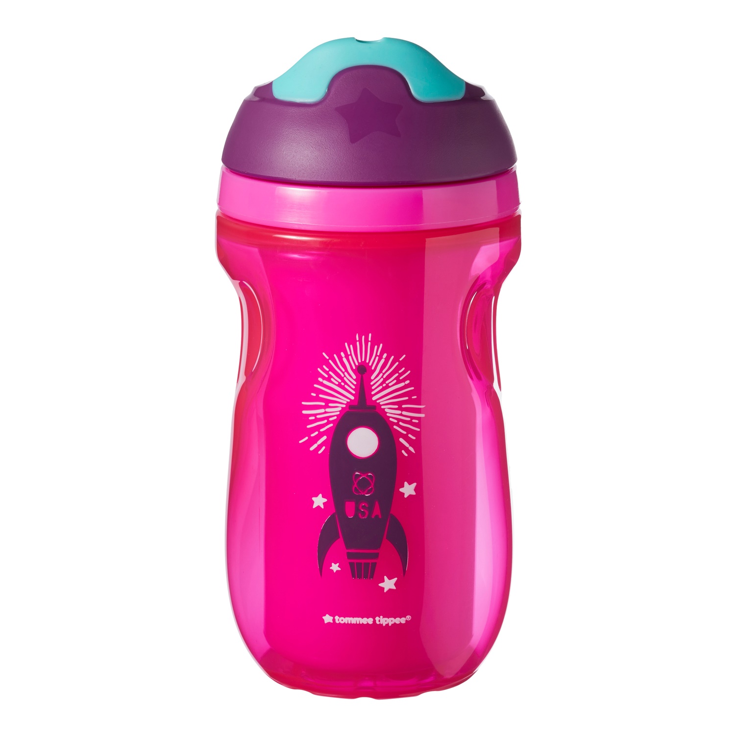 Tommee Tippee Active Sipper drikkeflaske 12md+, lilla, 1 stk.