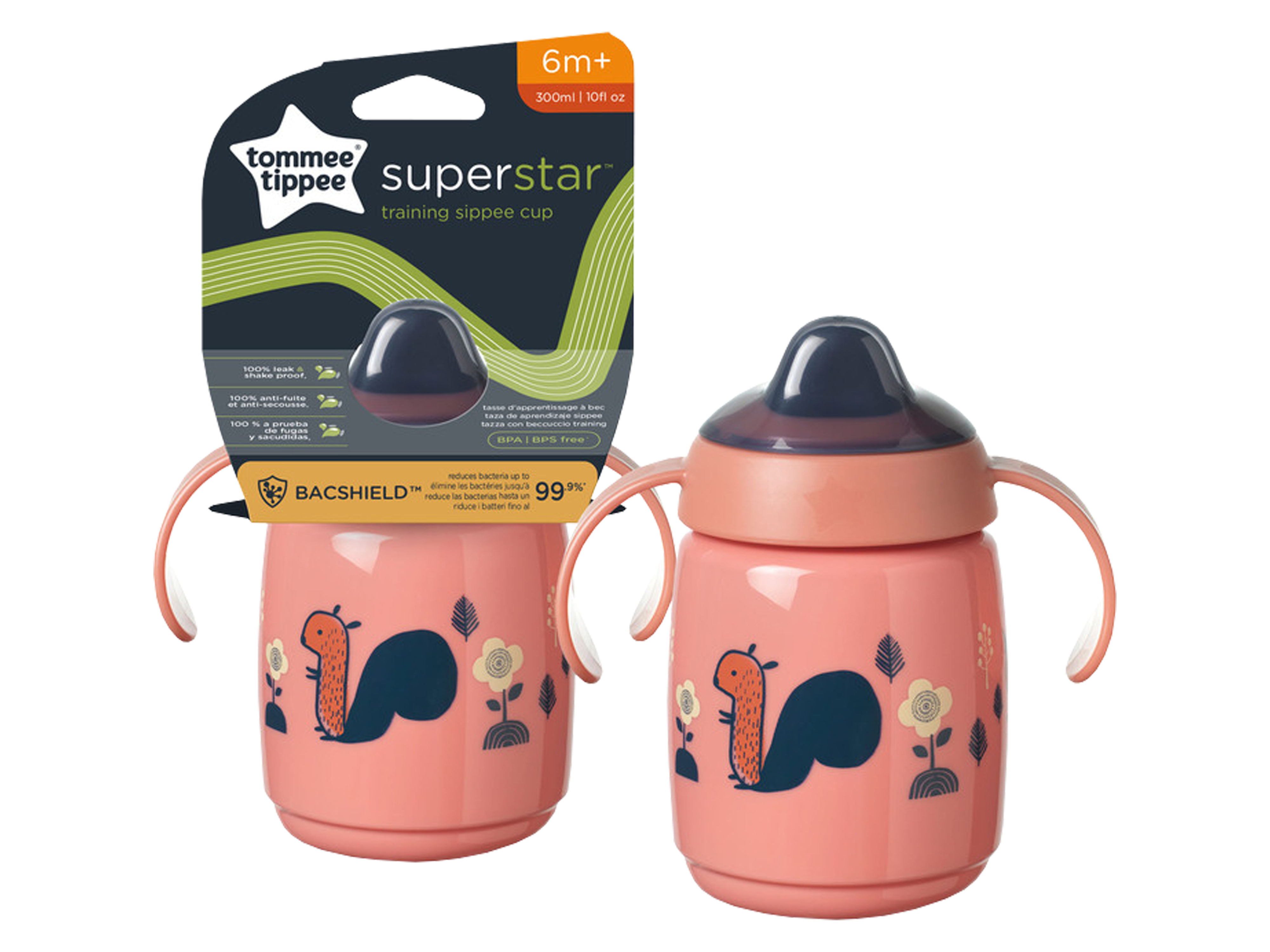 Tommee Tippee Superstar Sippee Cup 6md+, Rosa, 1 stk.