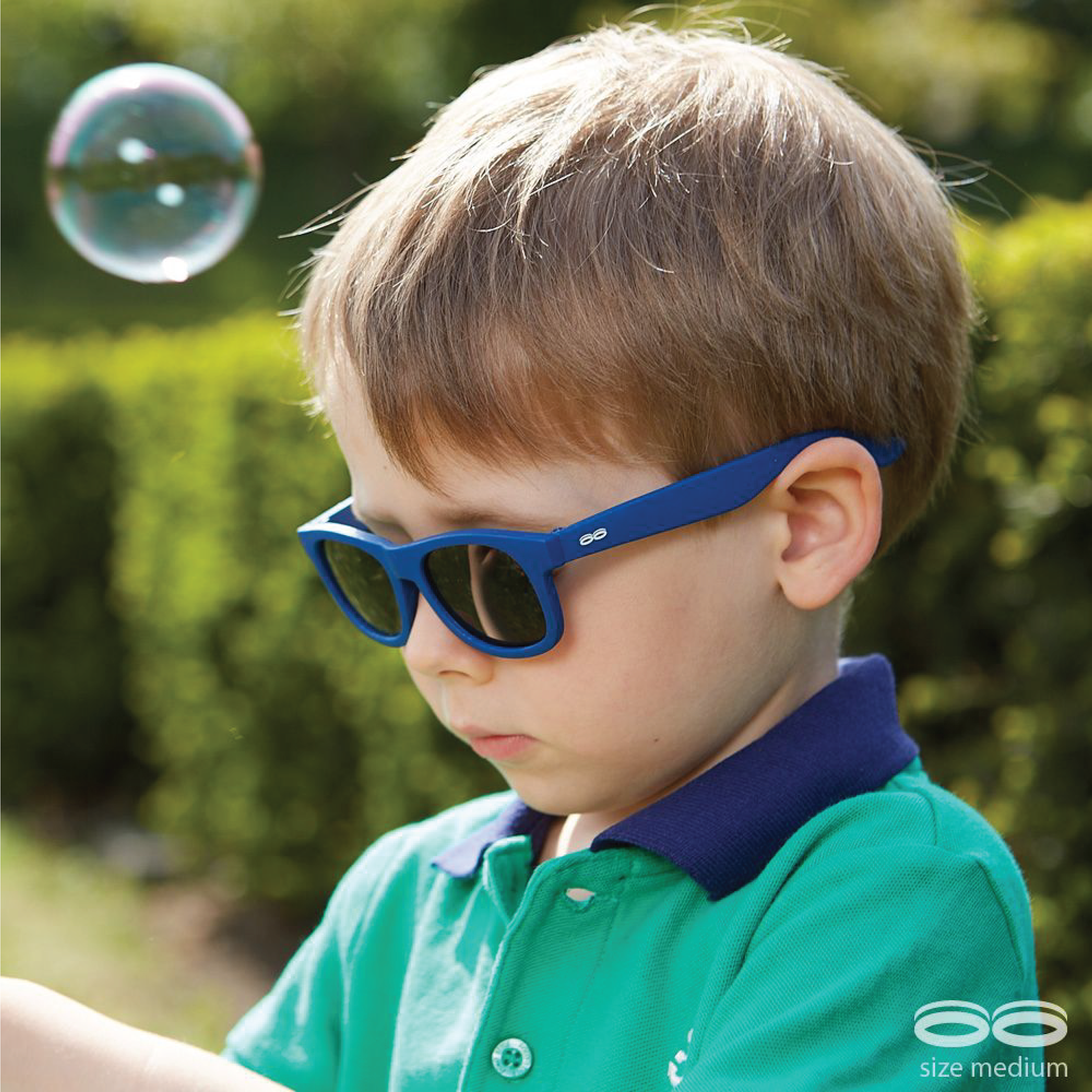 Tootiny Classic Solbriller Barn, 6 år +, blå, 1 stk.