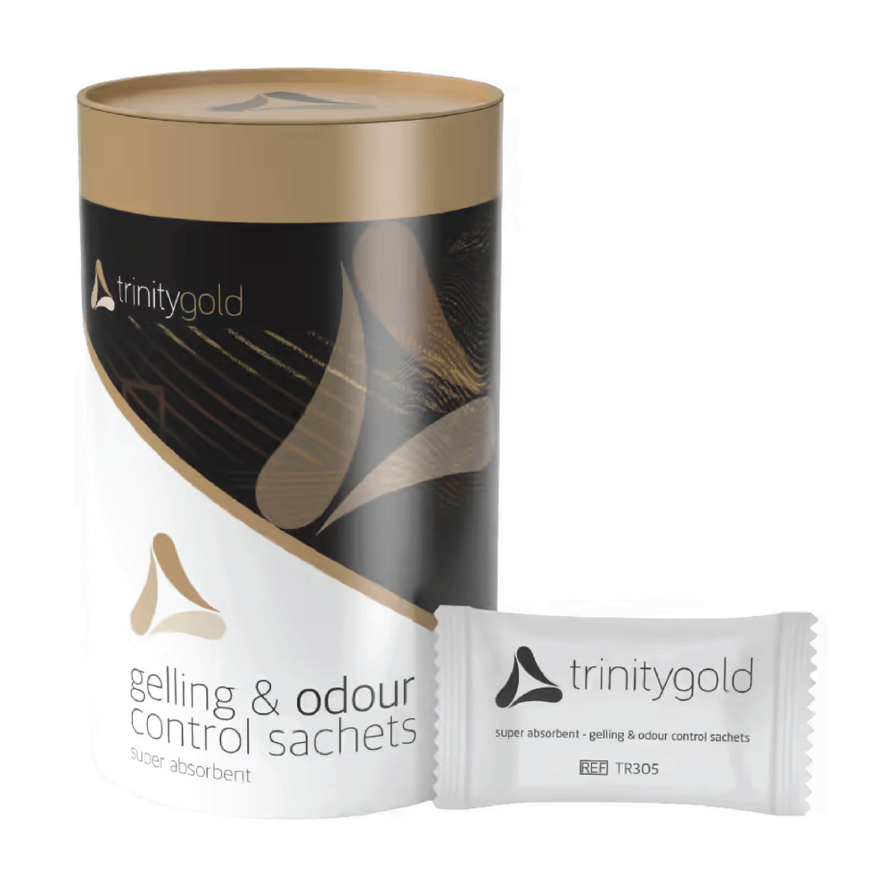 Trinity Gold Superabsorbenter i porsjonspose, 100 stk.