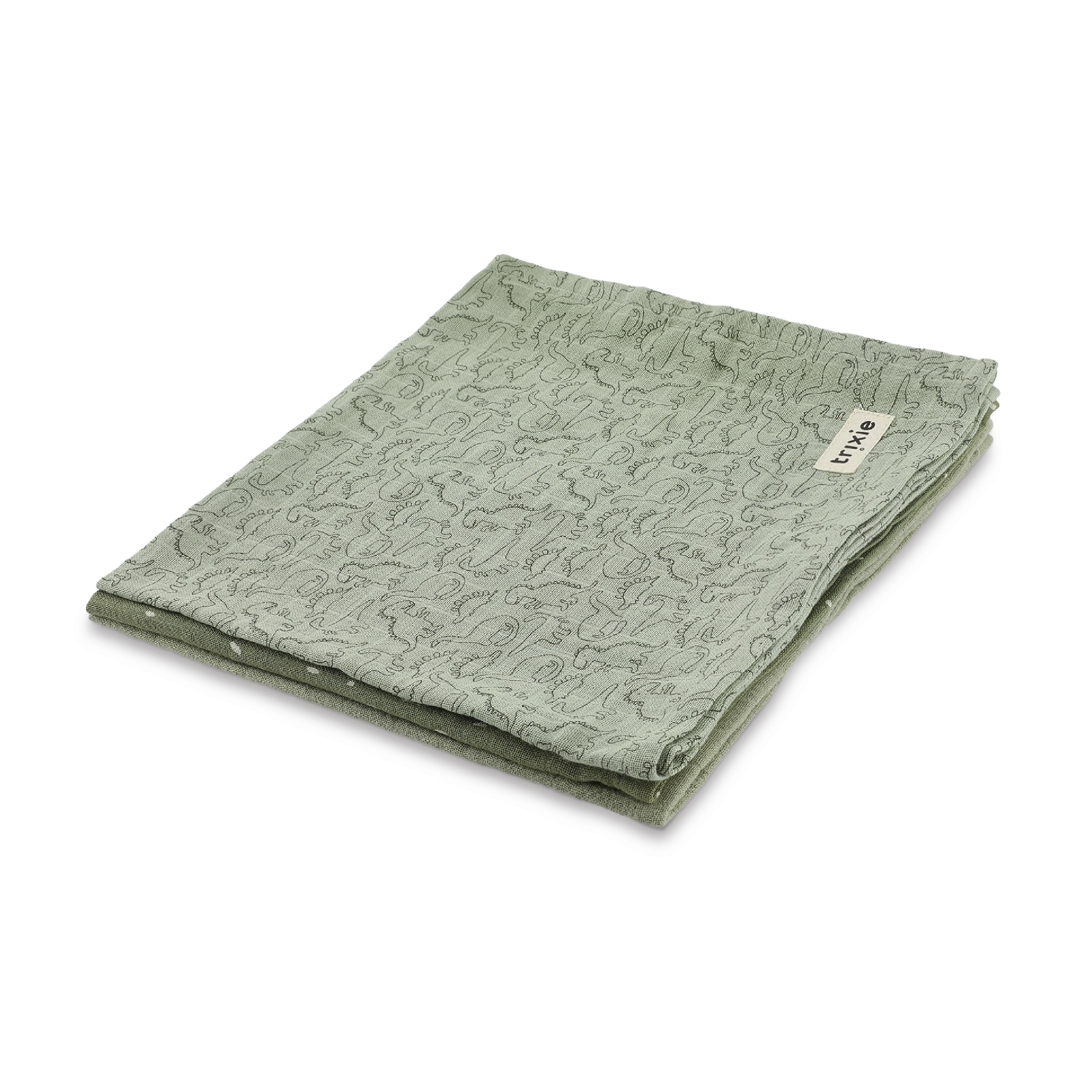 Trixie Musselinkluter Daring Dino, Grønn, 3 stk.