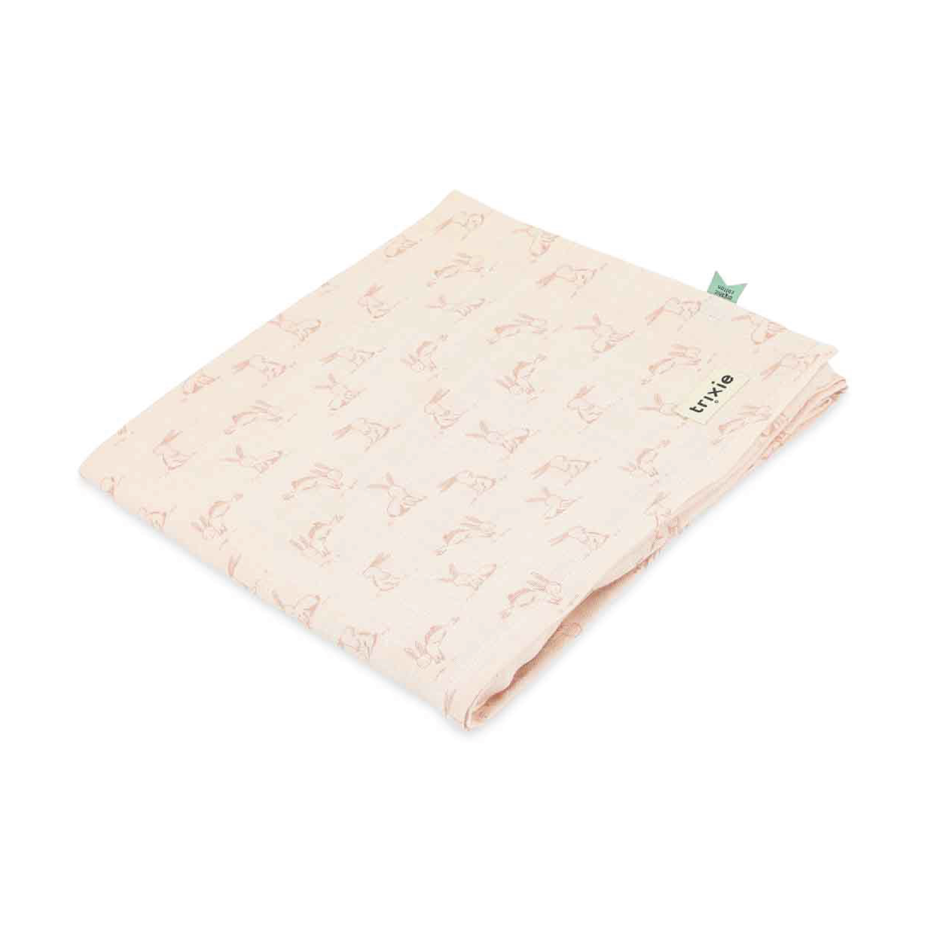 Trixie Musselinpledd Rosy Rabbit, Rosa, 1 stk.