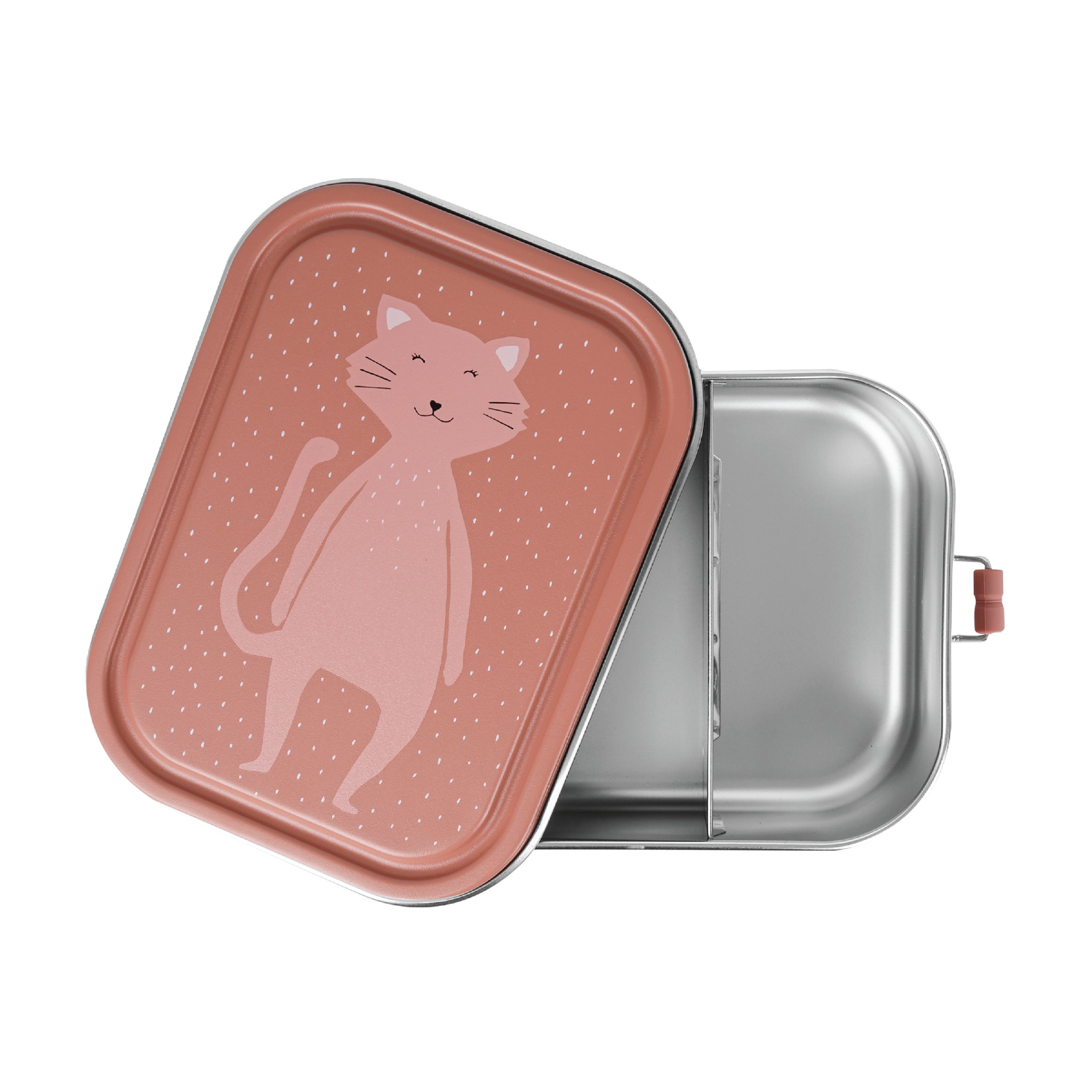 Trixie Stor Matboks Mrs. Cat, Brunrosa, 1 stk.