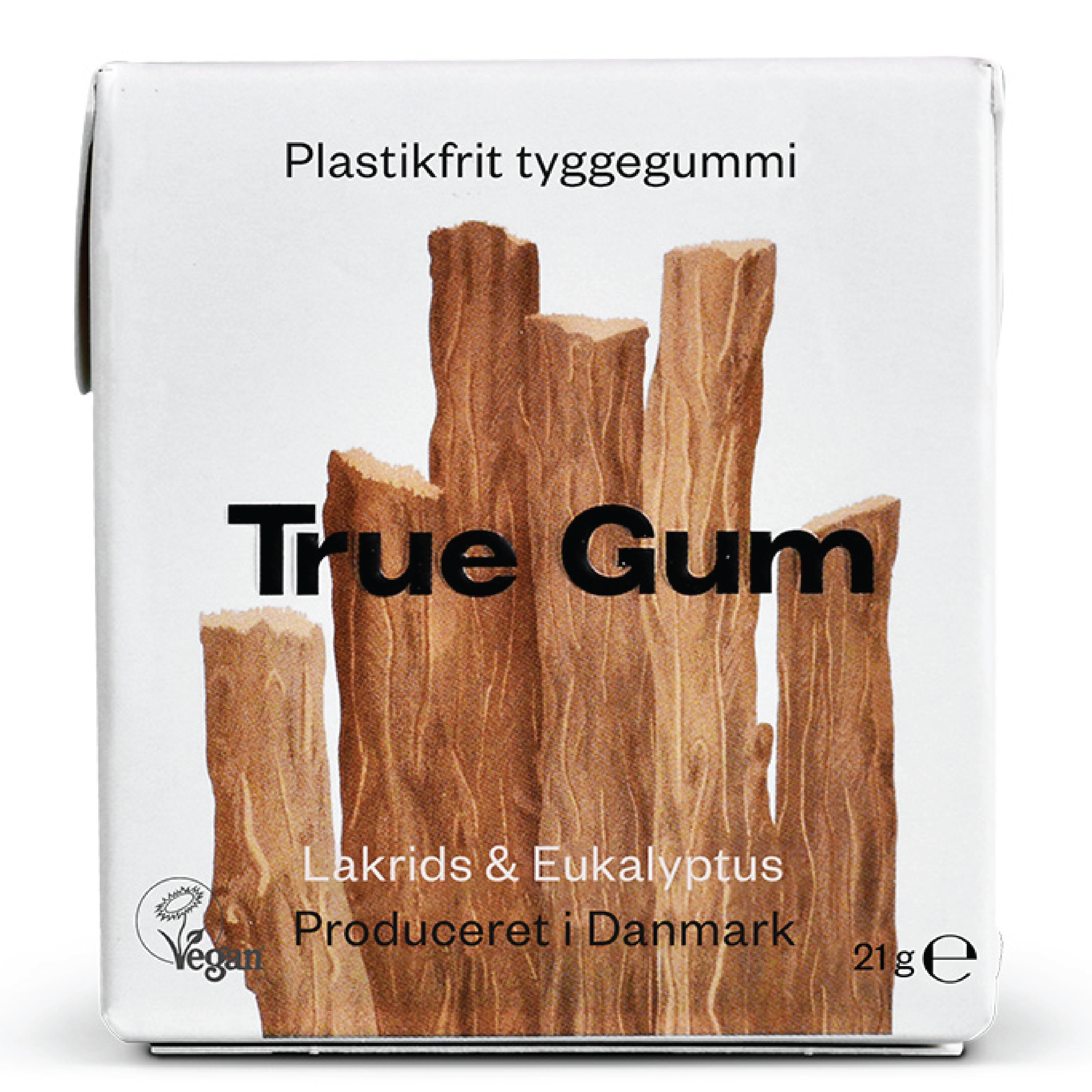 True Gum Lakris & Eukalyptus, 21 gr.