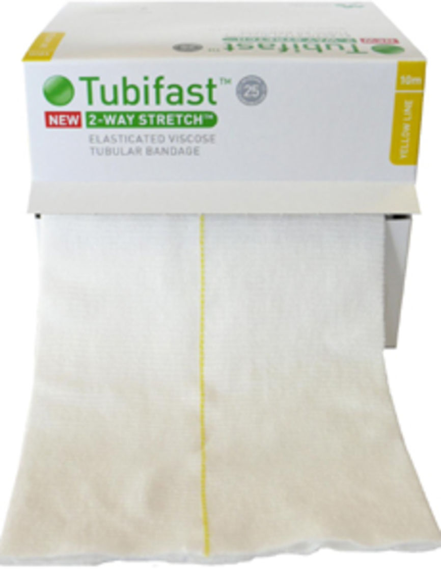 Tubifast 10,75 cm x 10 m gul, 1 stk