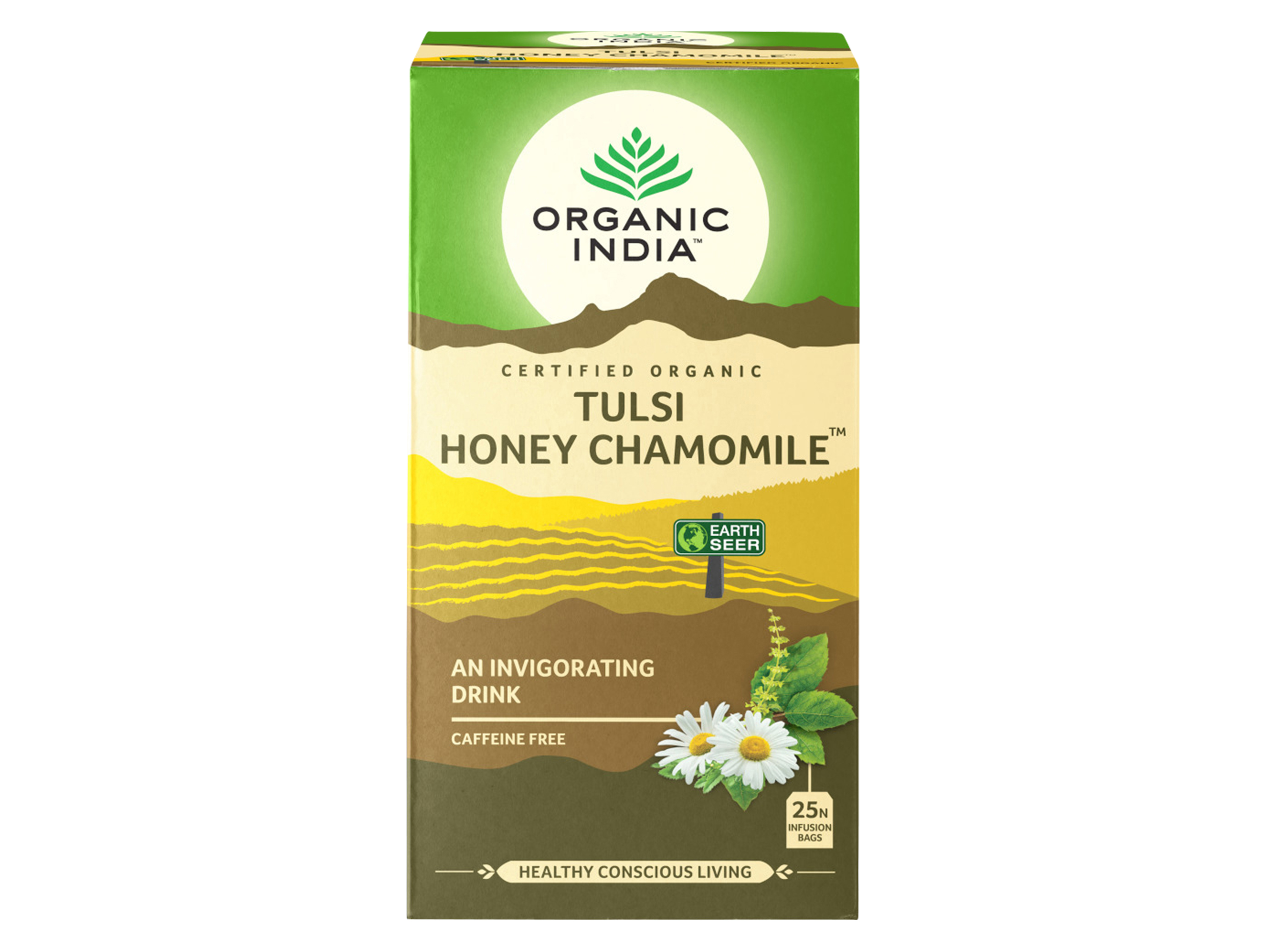 Tulsi Tulsi Honey Chamomile, Te m/ honning og kamille, 25 poser