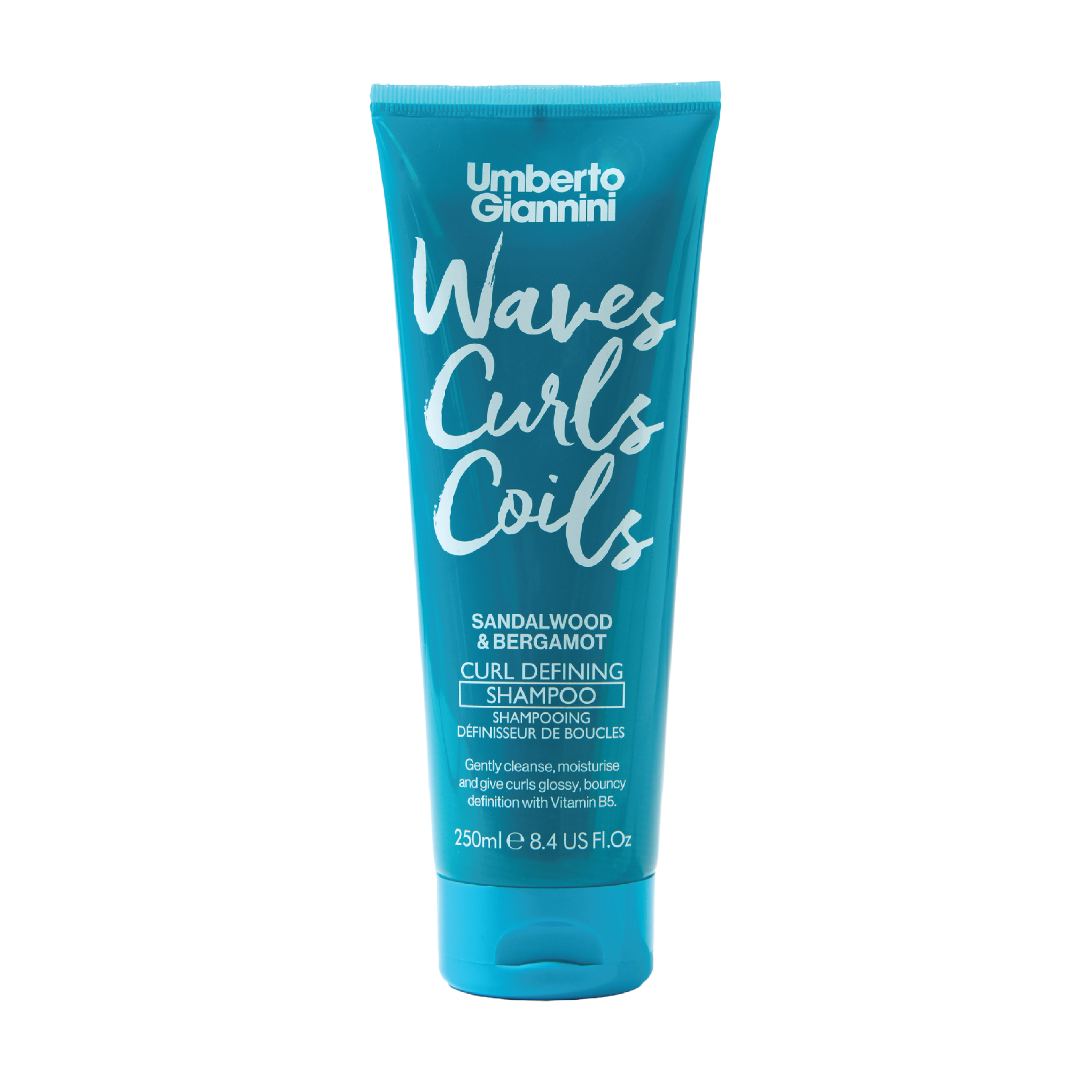 Umberto Giannini Waves, Curls & Coils Shampoo, 250 ml