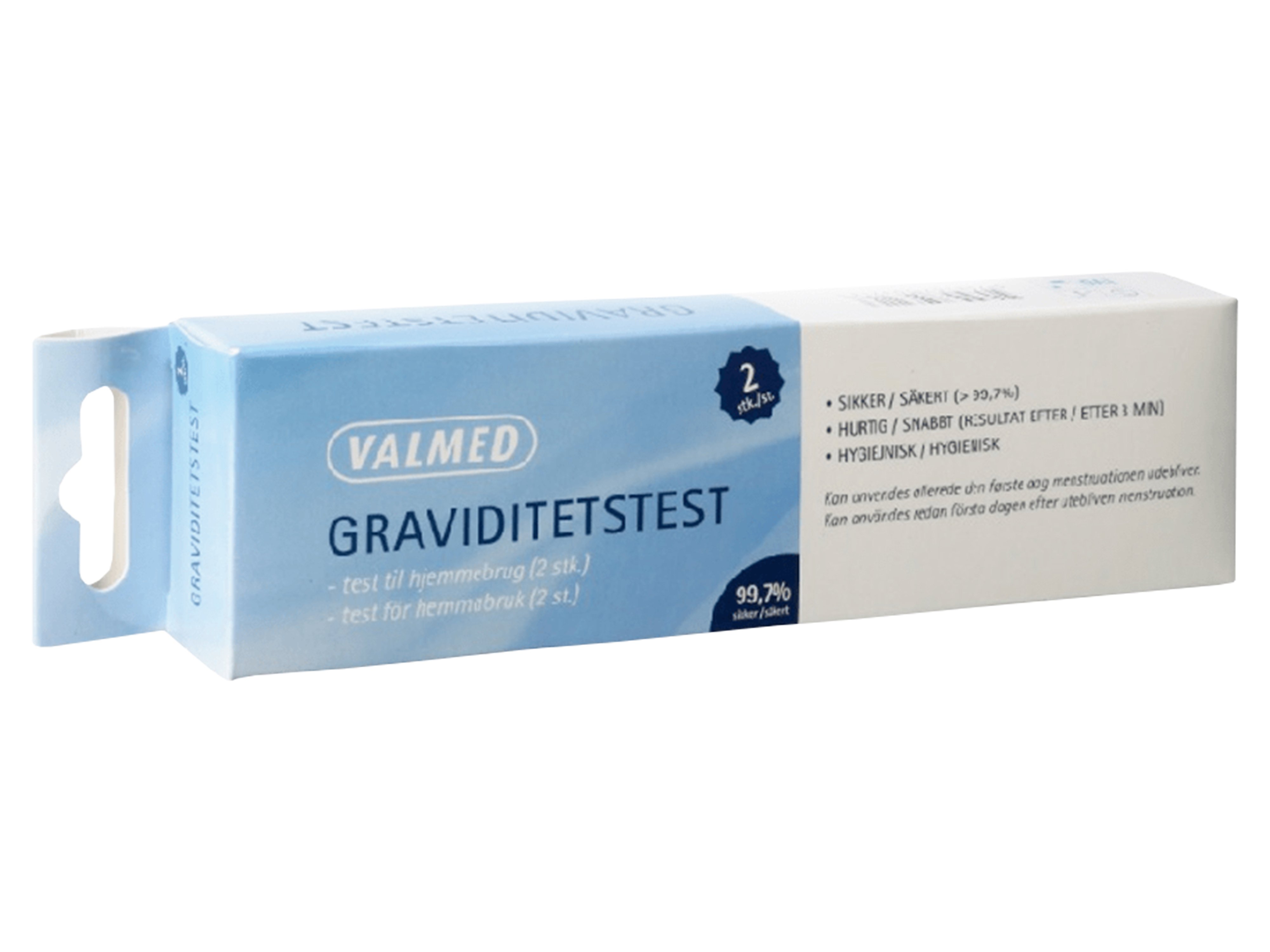 Valmed Graviditetstest, 2 stk